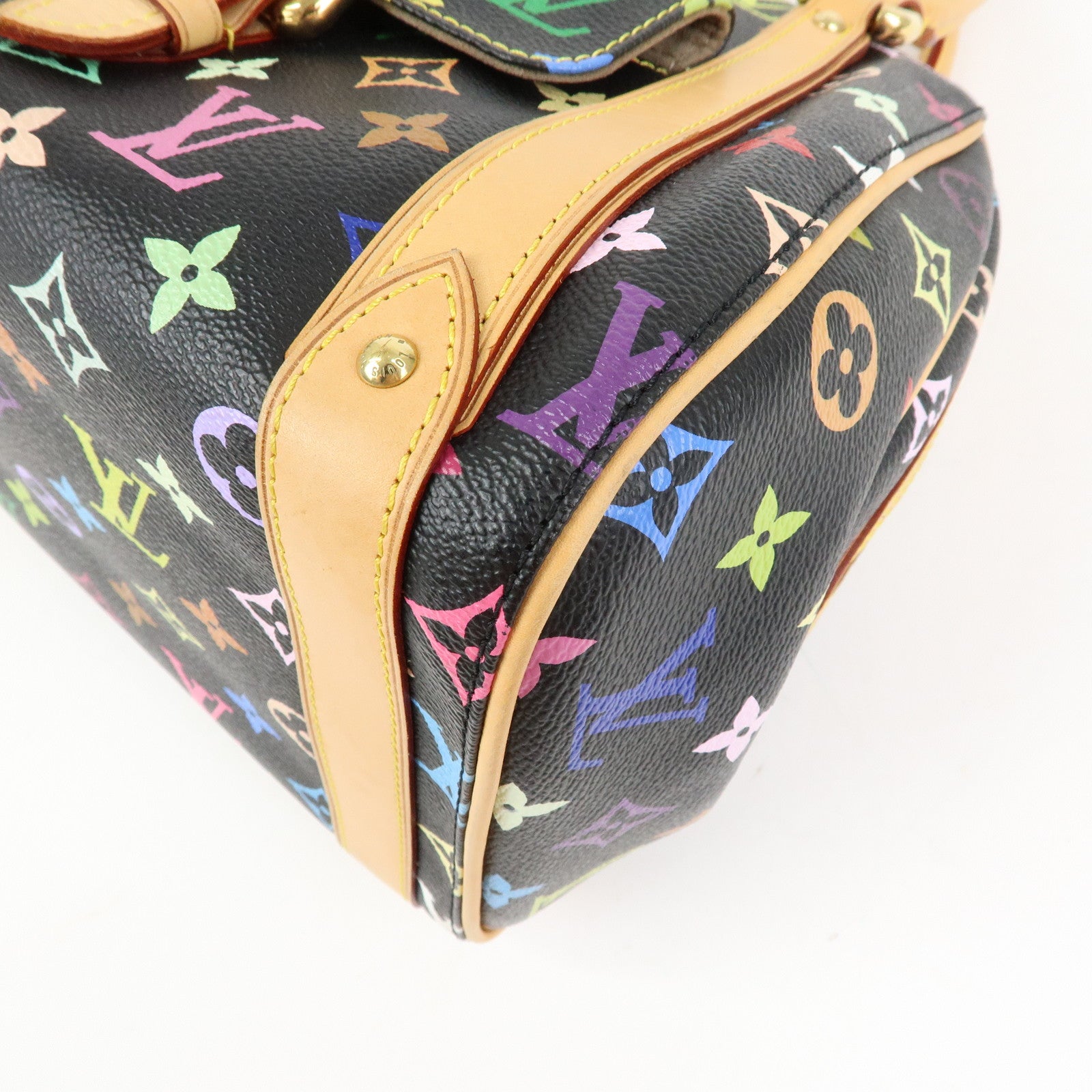 Louis Vuitton Monogram Multicolor Priscilla Hand Bag Noir M40097