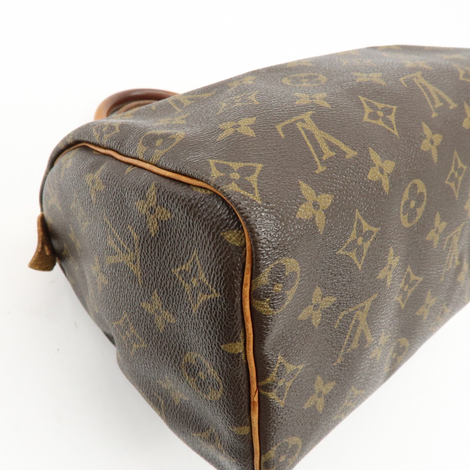 Louis Vuitton Monogram Speedy 25 Boston Bag Hand Bag Brown M41528