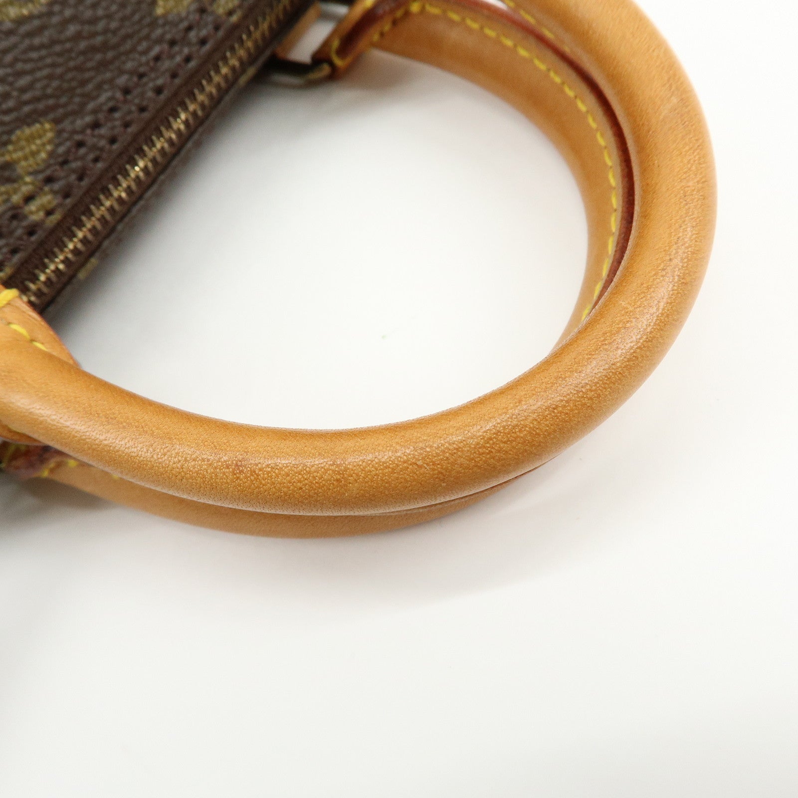Louis Vuitton Monogram Mini Speedy Hand Bag Brown M41534