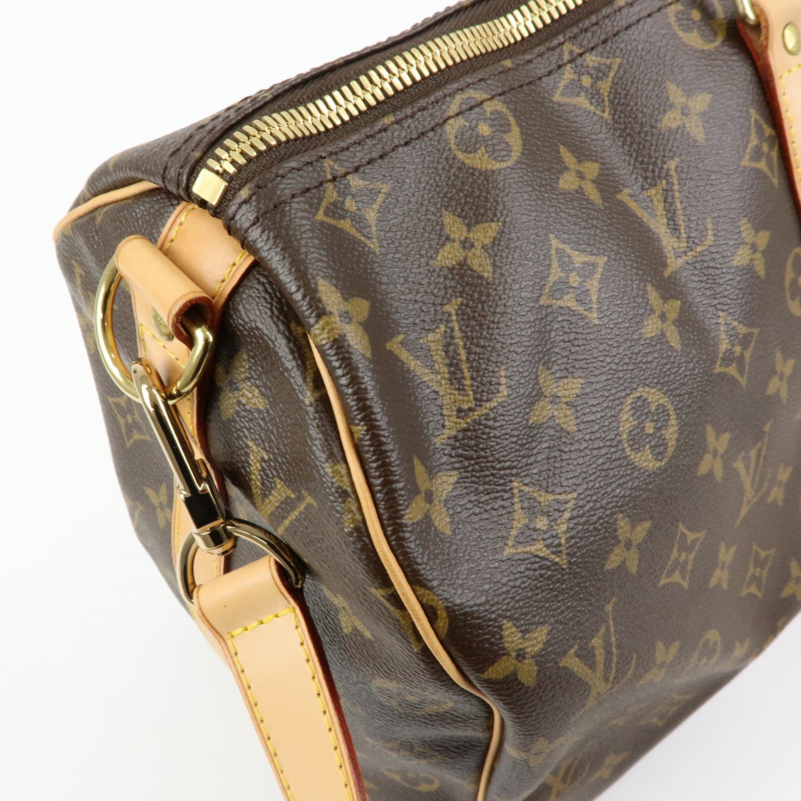 Louis Vuitton Monogram Keep All Bandouliere 45 Boston Bag M41418