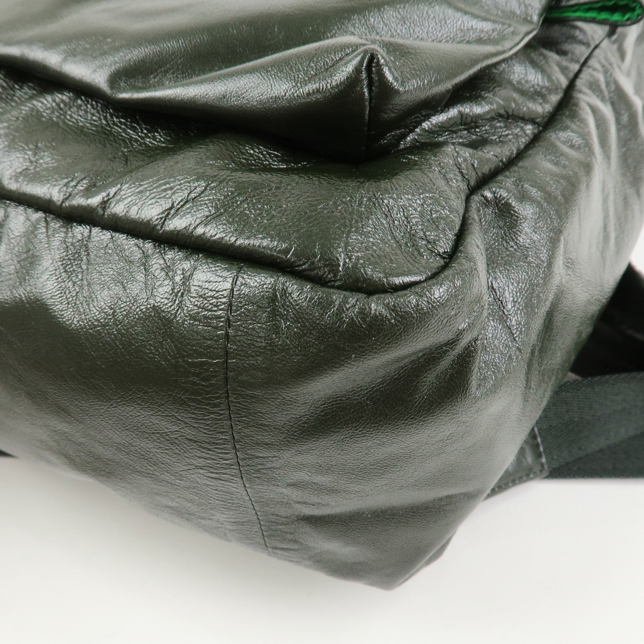 BOTTEGA VENETA Lamb Skin Nylon Medium Archetype Backpack Khaki