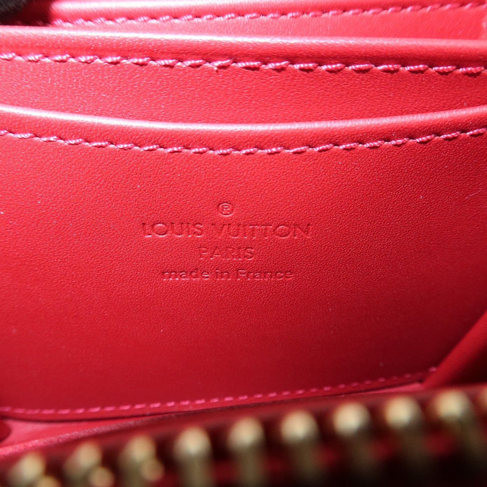 Louis Vuitton Monogram Vernis Zippy Coin Purse Pomme d'Amour M93608