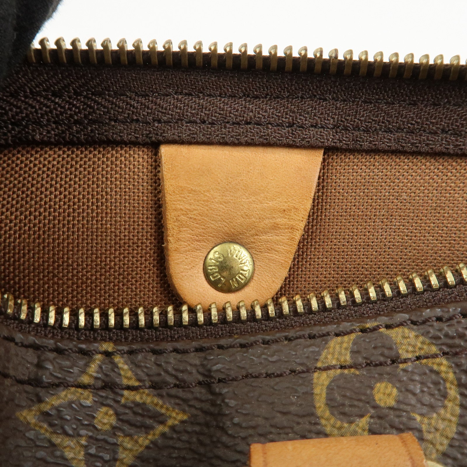 Louis Vuitton Monogram Speedy 25 Boston Bag Hand Bag Brown M41528