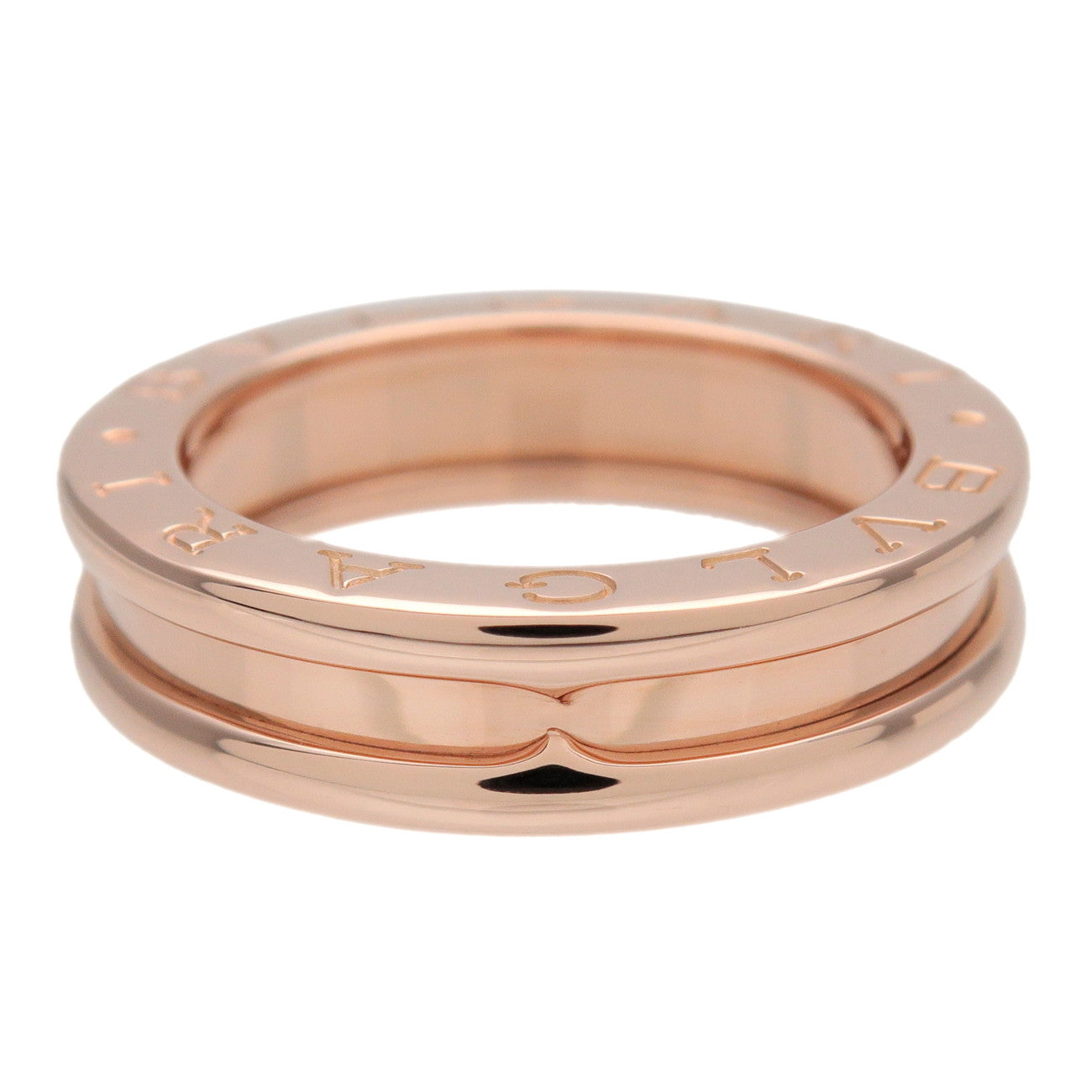 BVLGARI B-Zero1 1Band Ring K18 750PG #49 US5 HK11 Rose Gold