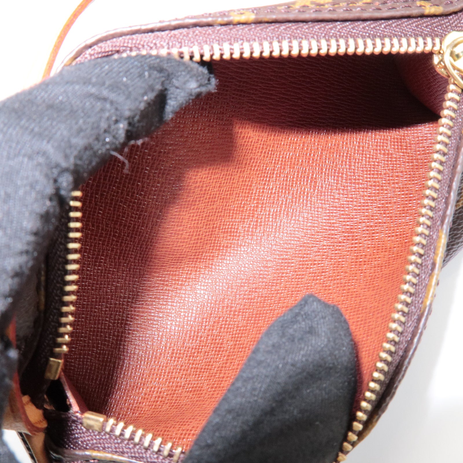 Louis Vuitton Monogram Mini Pouch for Papillon Bag Brown