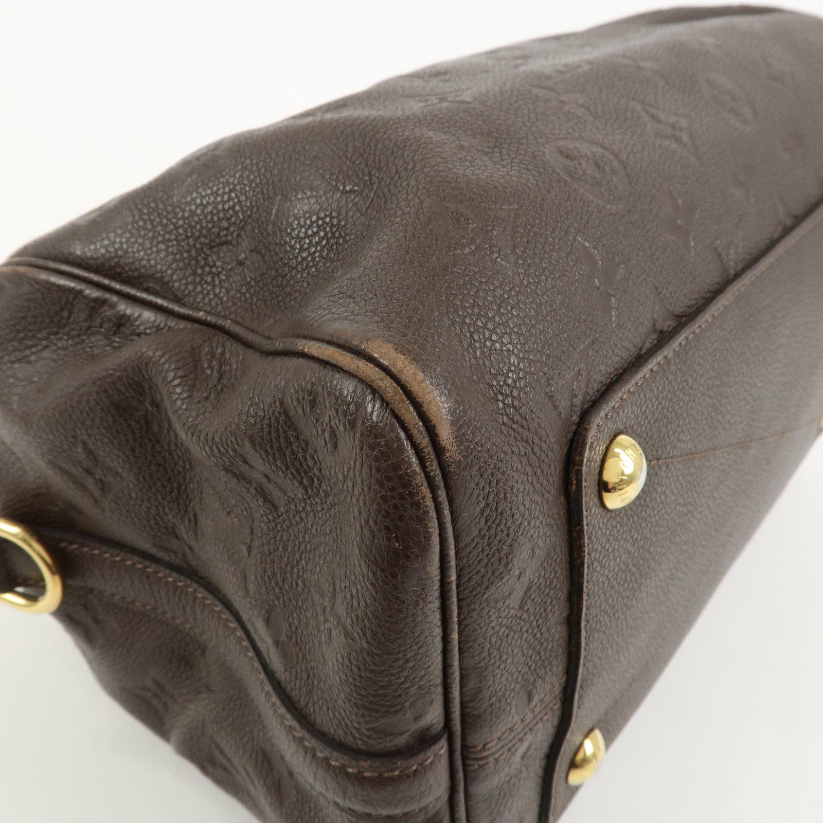 Louis Vuitton Monogram Empreinte Speedy 30 Bandouliere Terre M40751
