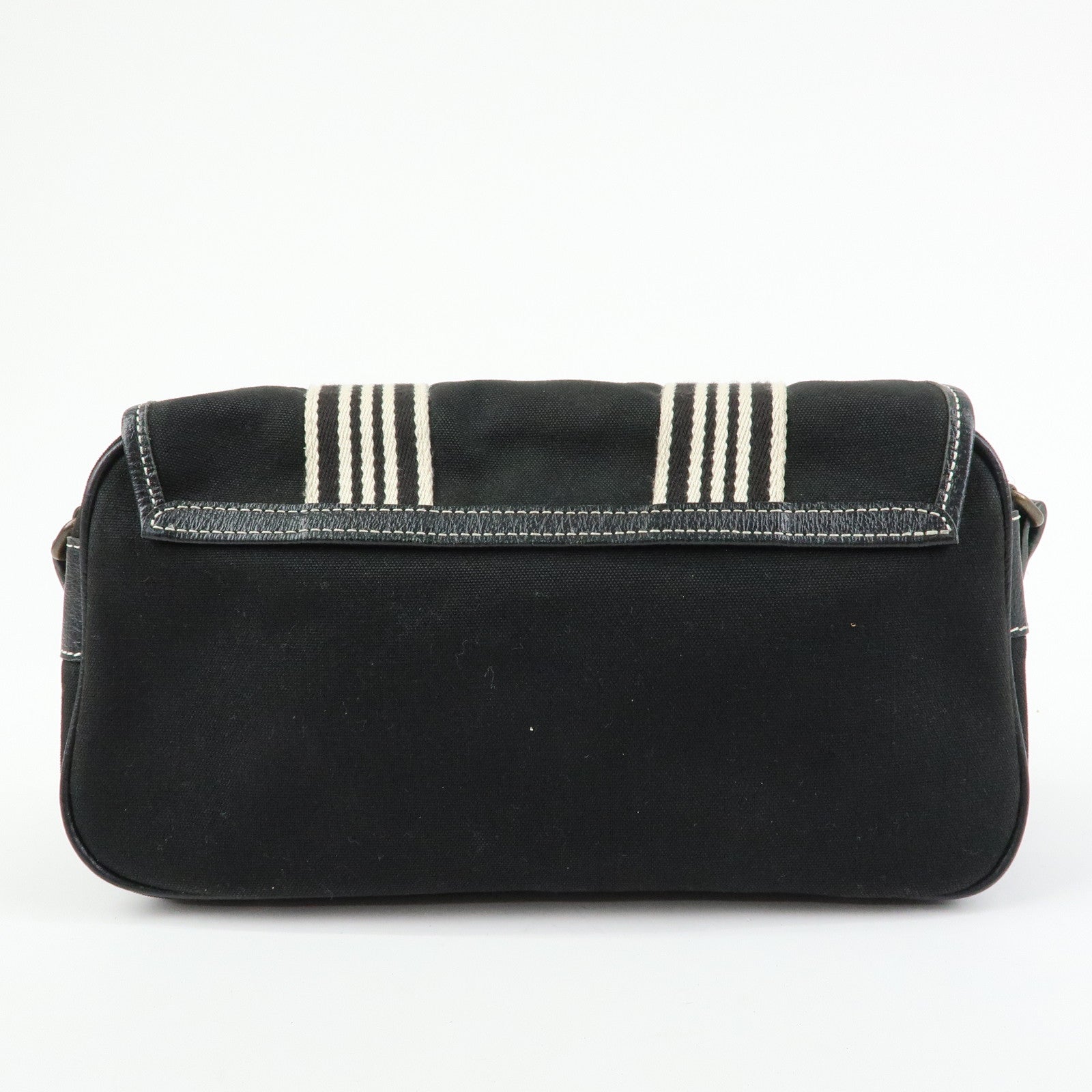 BURBERRY blue Label Canvas Shoulder Bag Crossbody Bag Black