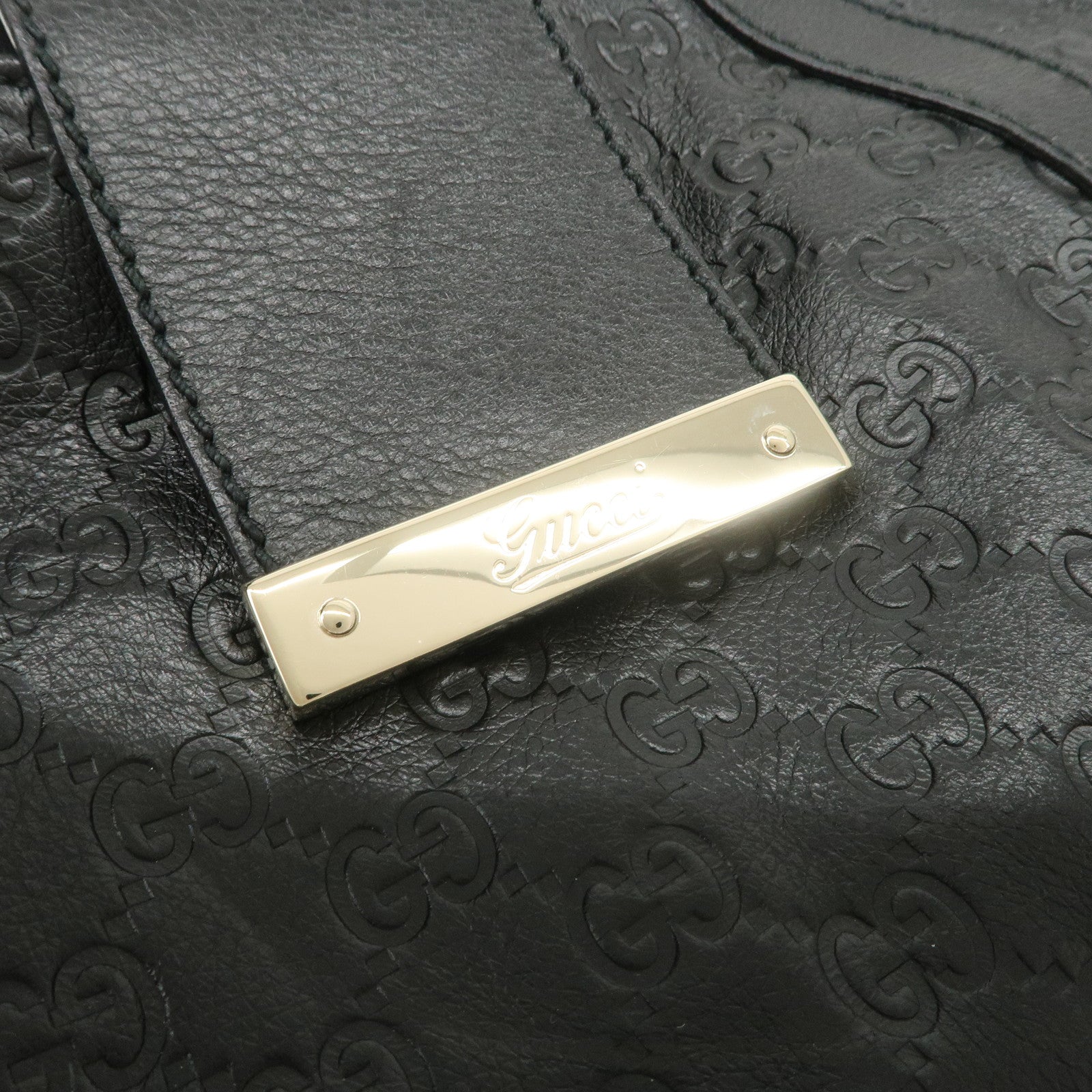 GUCCI Guccissima Leather Tote Bag Hand Bag Shoulder Bag 211937