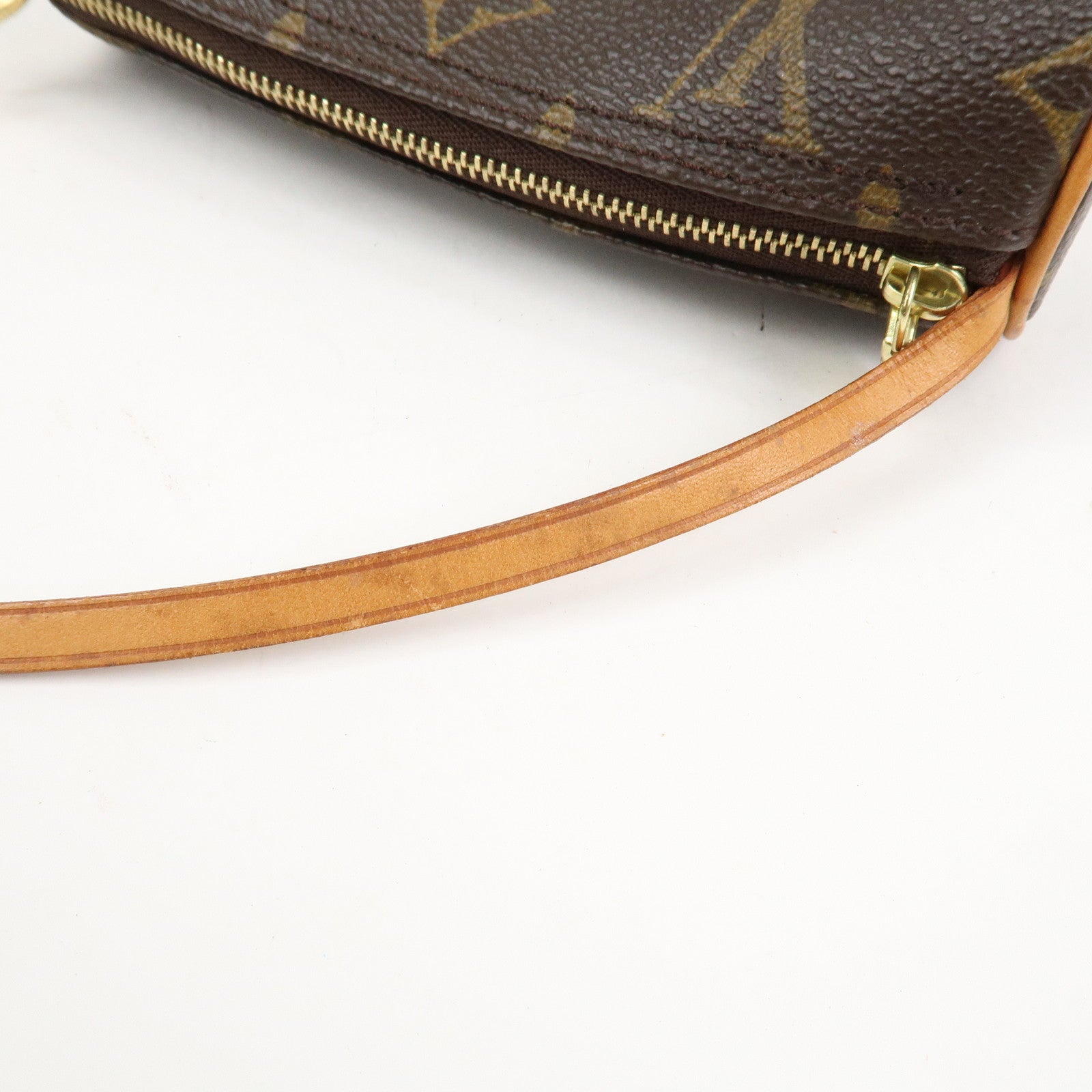 Louis Vuitton Monogram Mini Pouch for Papillon Bag New Style Brown