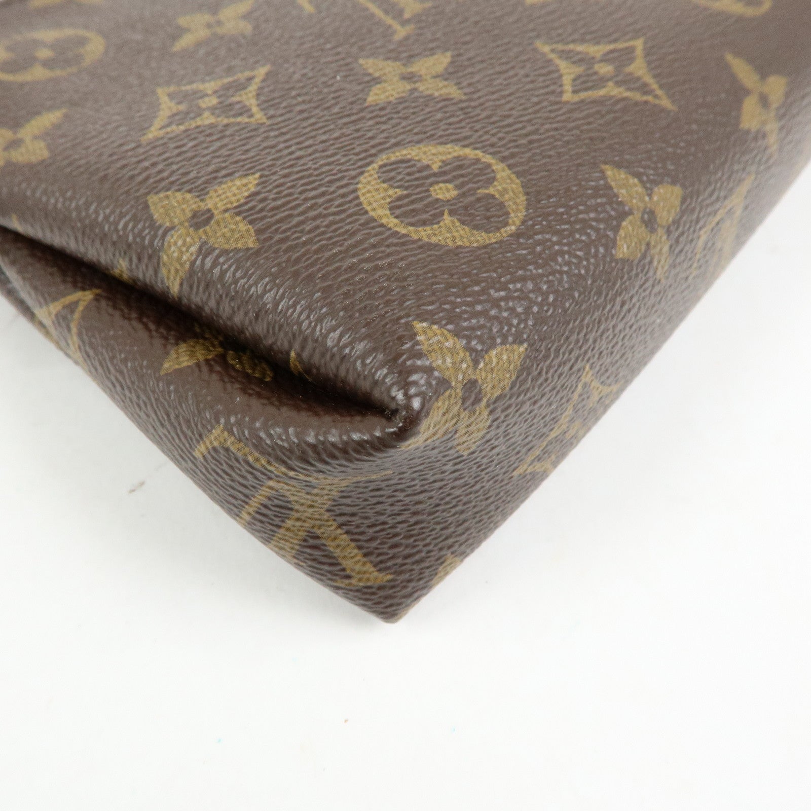 Louis Vuitton Monogram Pallas Clutch 2Way Shoulder Bag Noir M41639