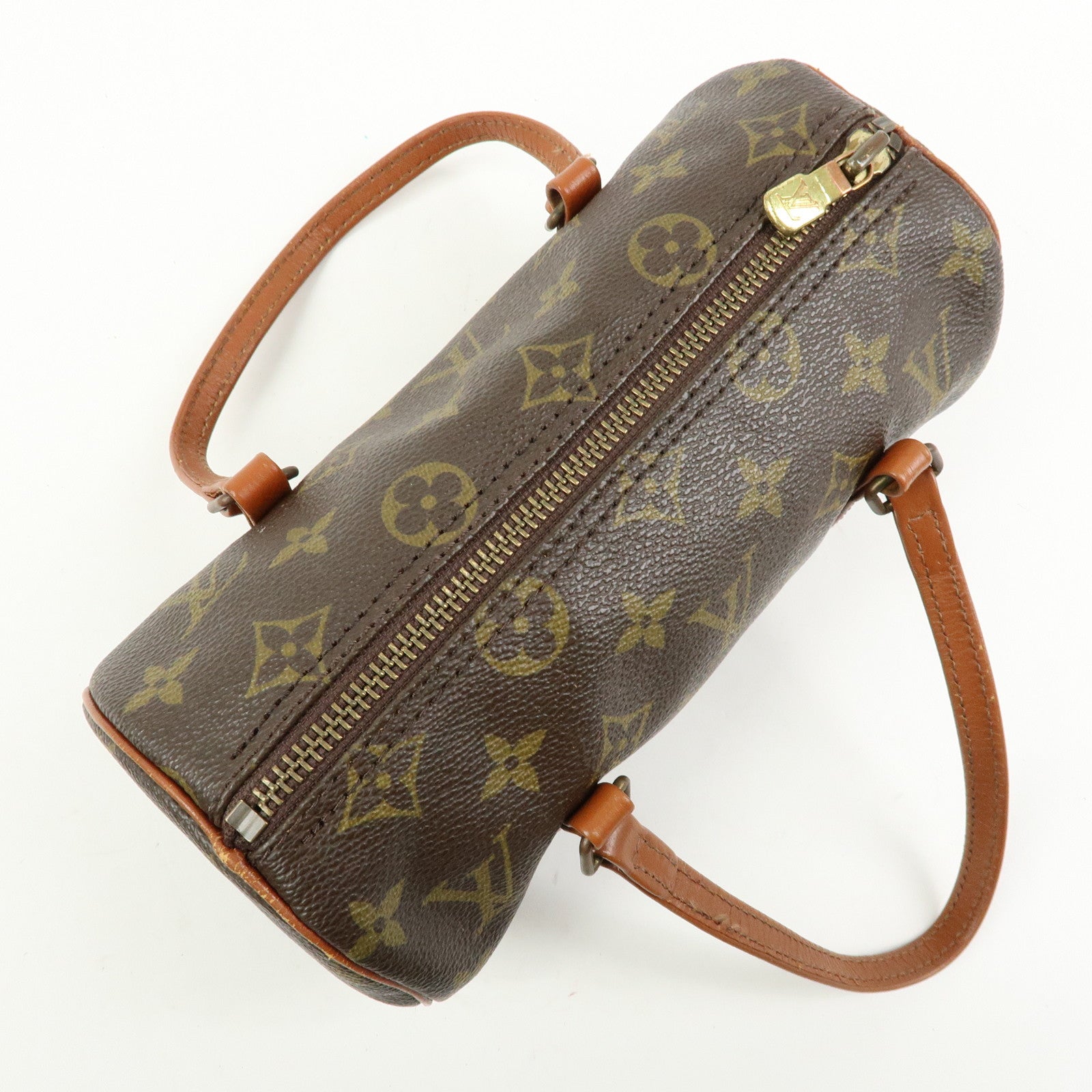 Louis Vuitton Monogram Canvas Leather Papillon 22 Hand Bag M51367