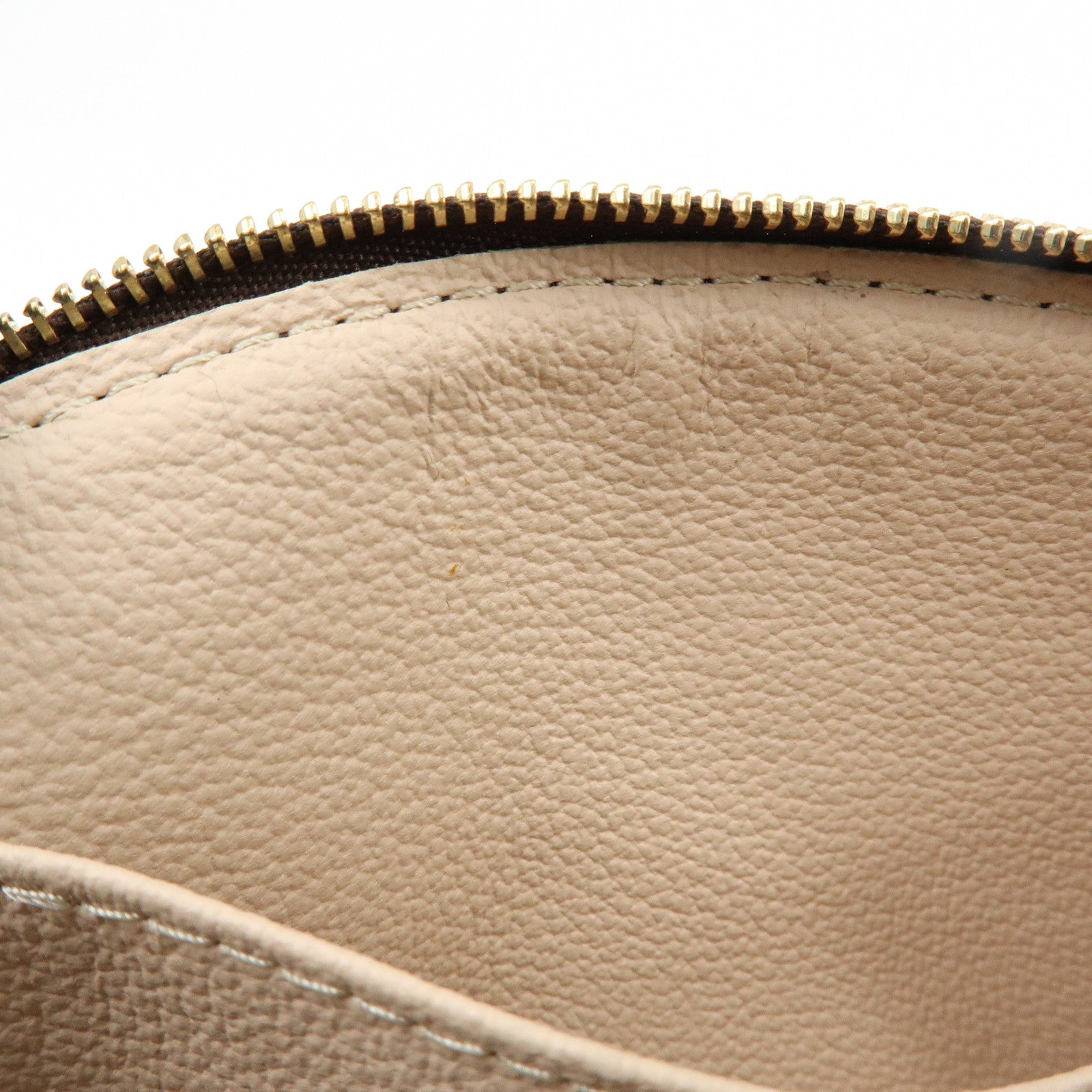 Louis Vuitton Monogram Pochette Cosmetic PM Pouch Brown M47515
