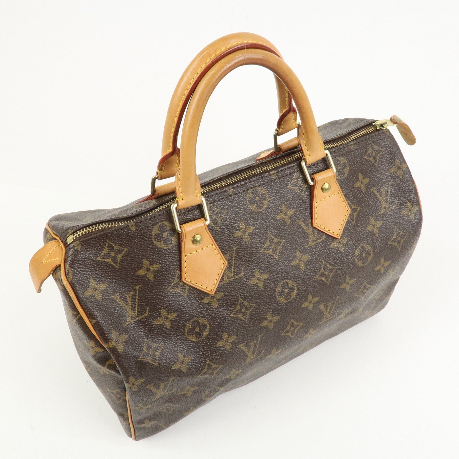 Louis Vuitton Monogram Speedy 30 Boston Bag Hand Bag Brown M41526