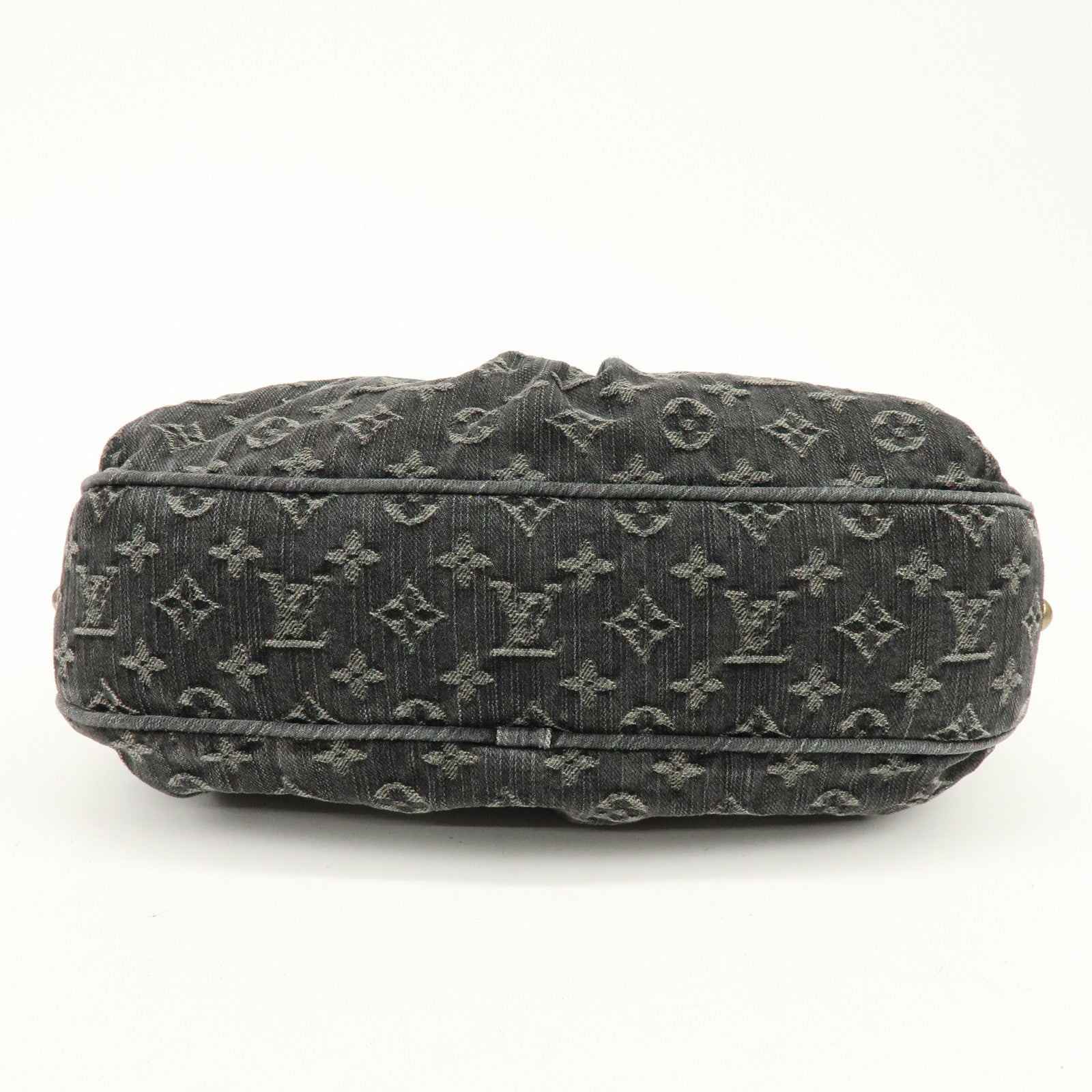 Louis Vuitton Monogram Denim Slightly Shoulder Bag Noir M95835