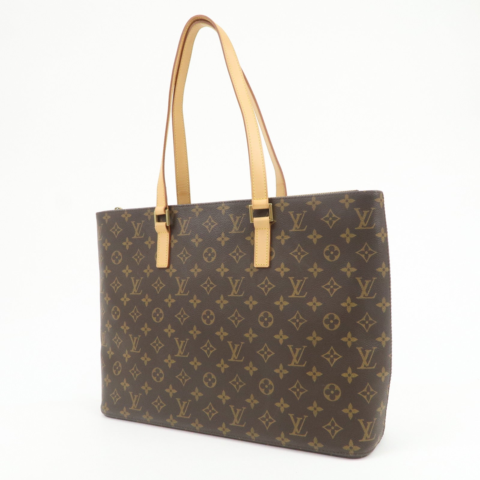 Louis Vuitton Monogram Luco Tote Bag Shoulder Bag Brown M51155