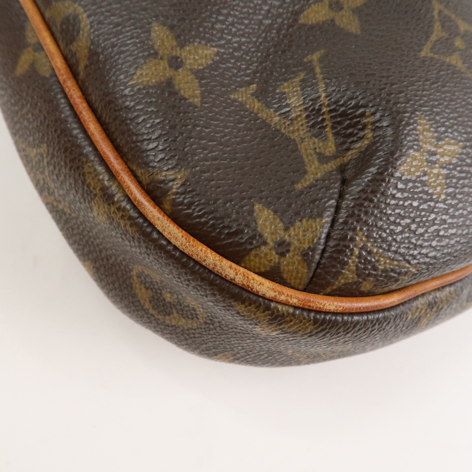 Louis Vuitton Monogram Odeon MM Shoulder Bag Brown M56389