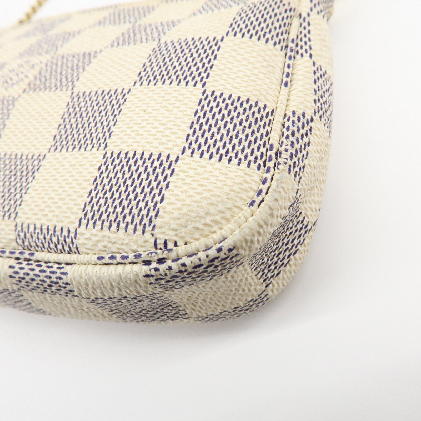 Louis Vuitton Damier Azur Mini Pochette Accesoire Pouch N58010