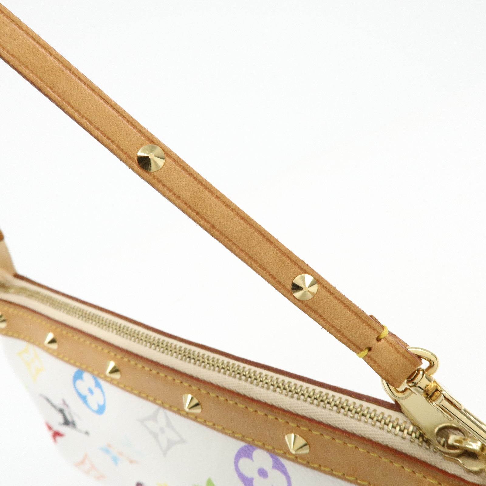 Louis Vuitton Monogram Multicolor Pochette Accessoires Blanc M92649