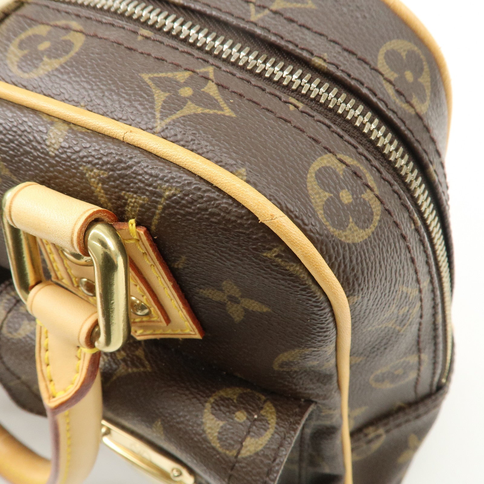 Louis Vuitton Monogram Manhattan PM Hand Bag M40026 Used