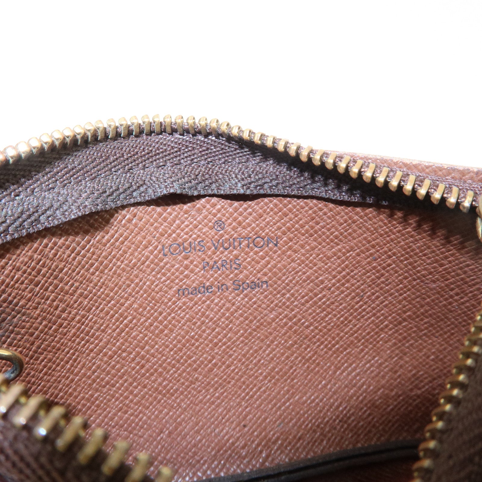 Louis Vuitton Monogram Pochette Cles Coin Case Key Case M62650