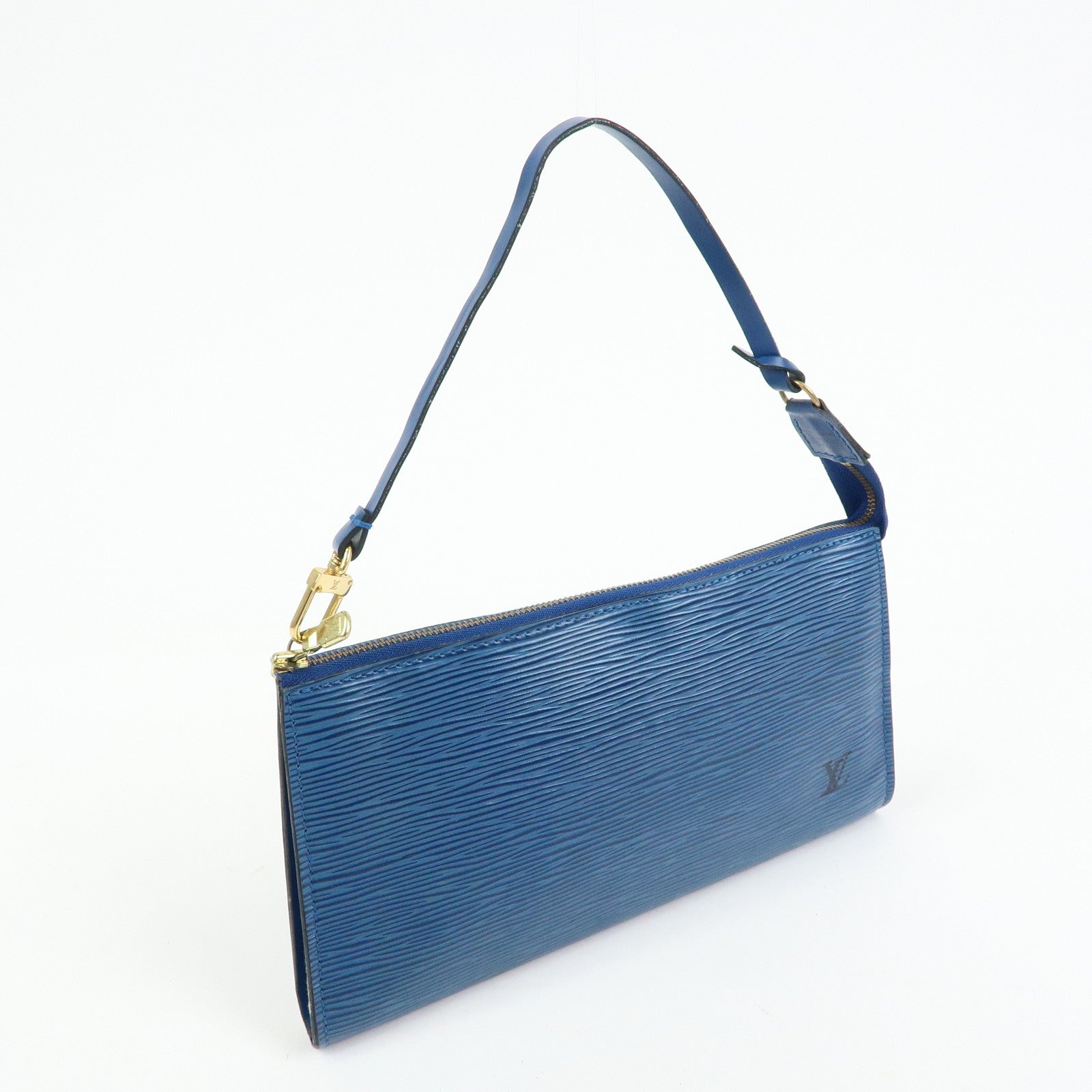 Louis Vuitton Epi Pochette Accessoires Pouch Toledo Blue M52945