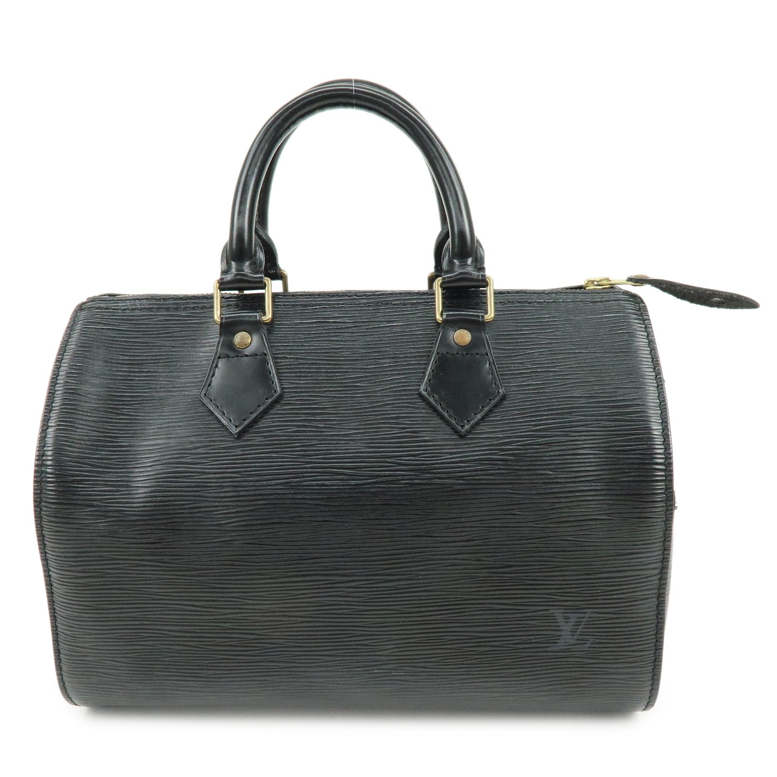 Louis Vuitton Epi Leather Speedy 25 Hand Bag Boston Bag Noir M59032