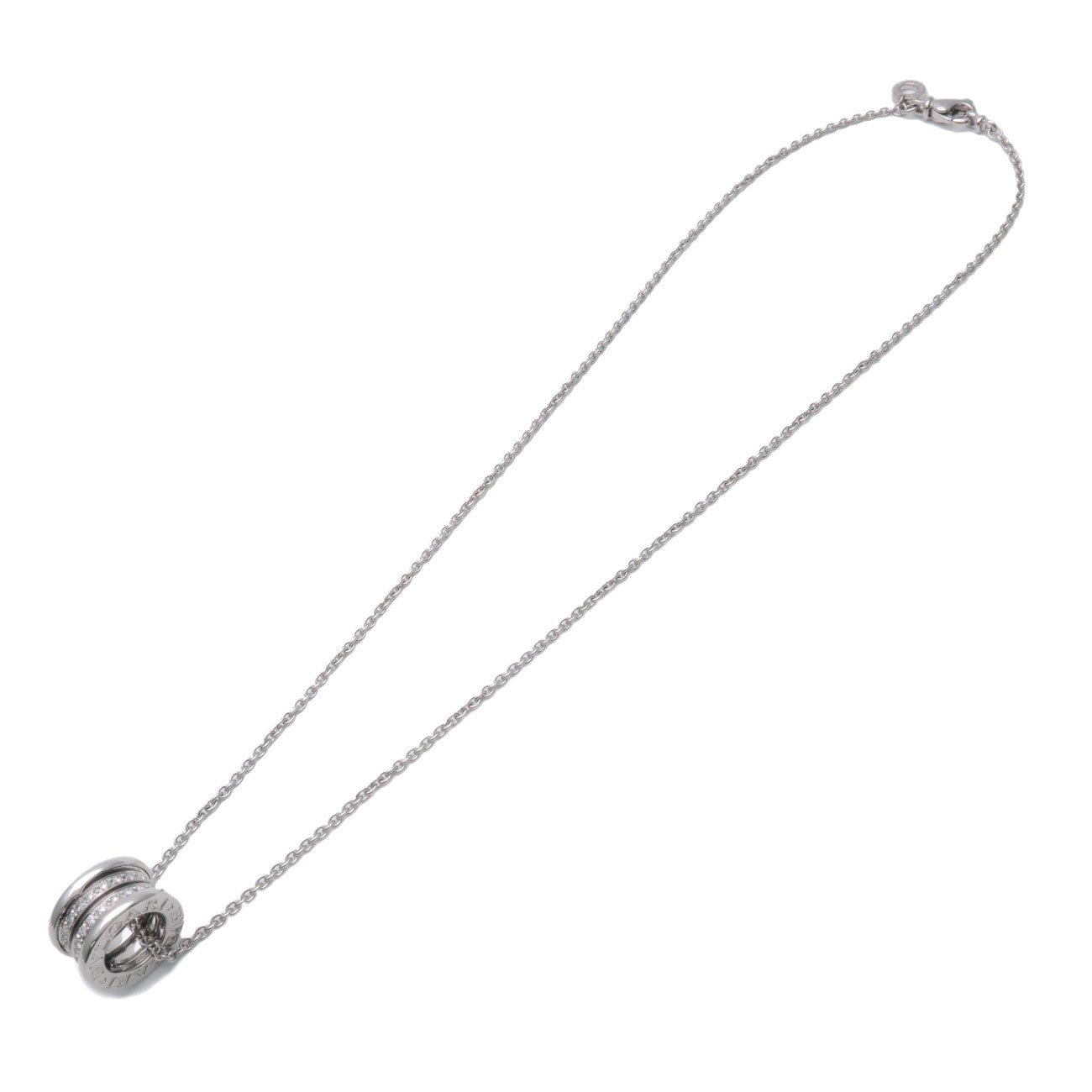 BVLGARI B-zero1 Diamond Necklace K18 750WG White Gold