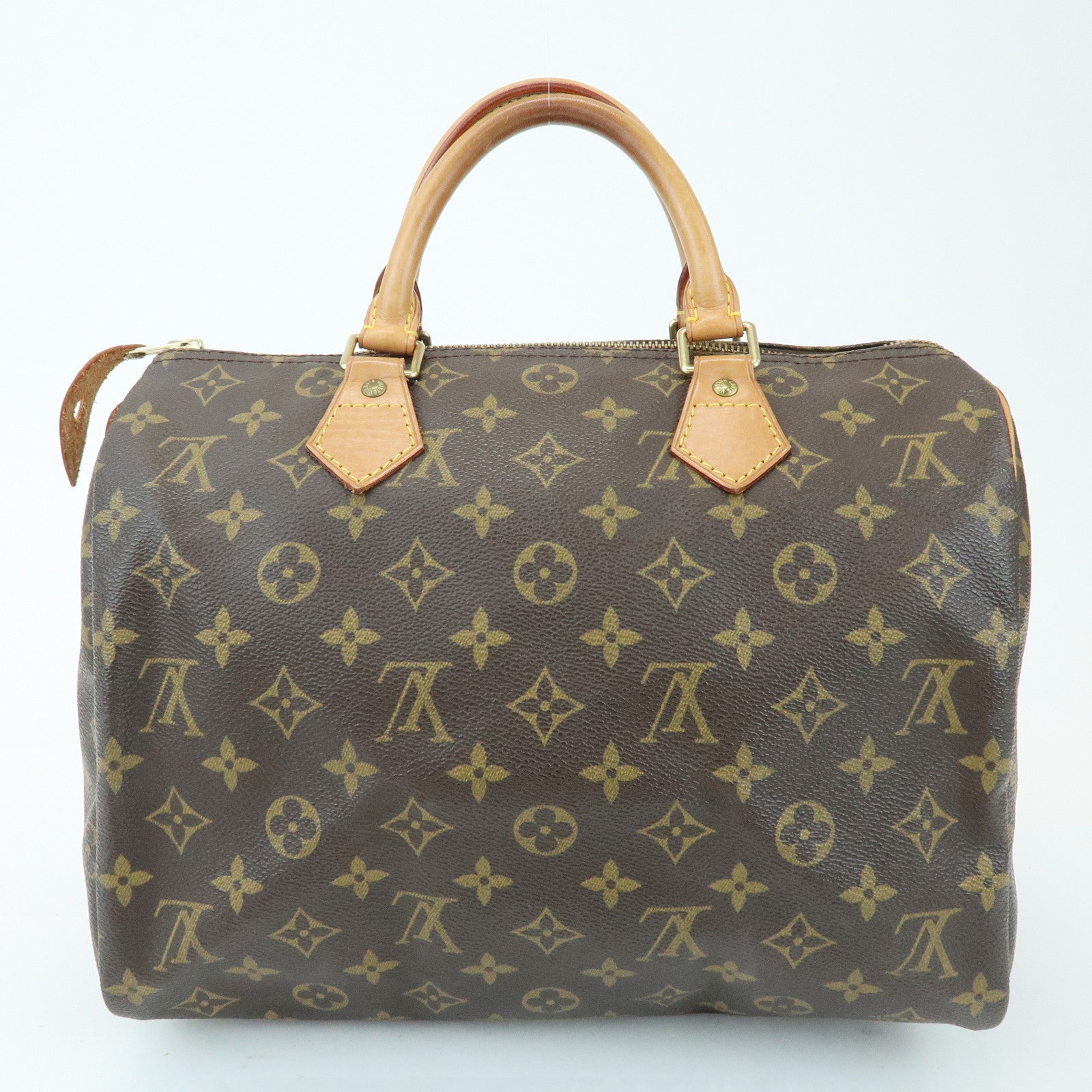 Louis Vuitton Monogram Speedy 30 Boston Bag Hand Bag Brown M41526