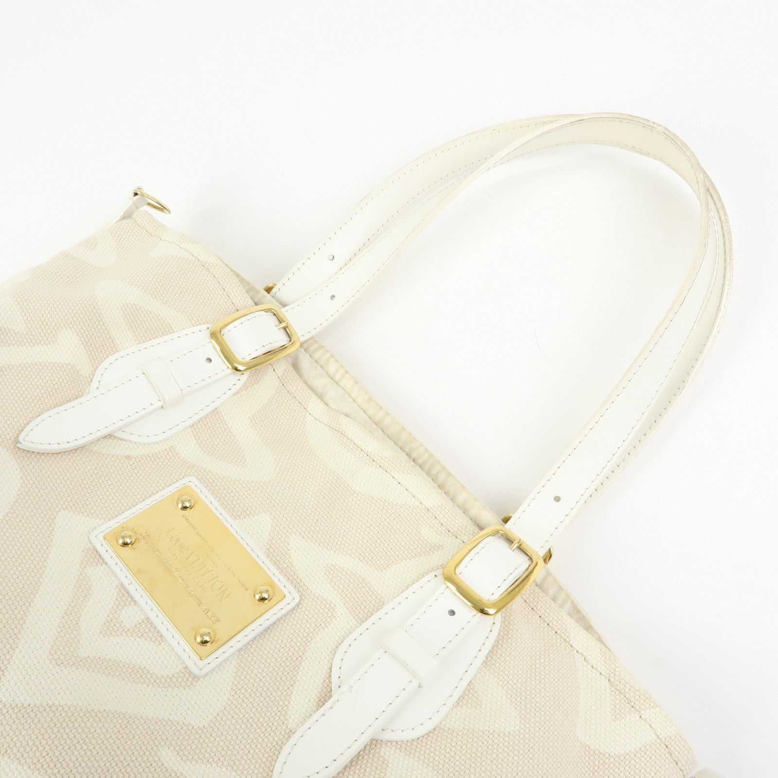 Louis Vuitton Cruise Line Tahitienne PM Canvas Tote Bag M95674
