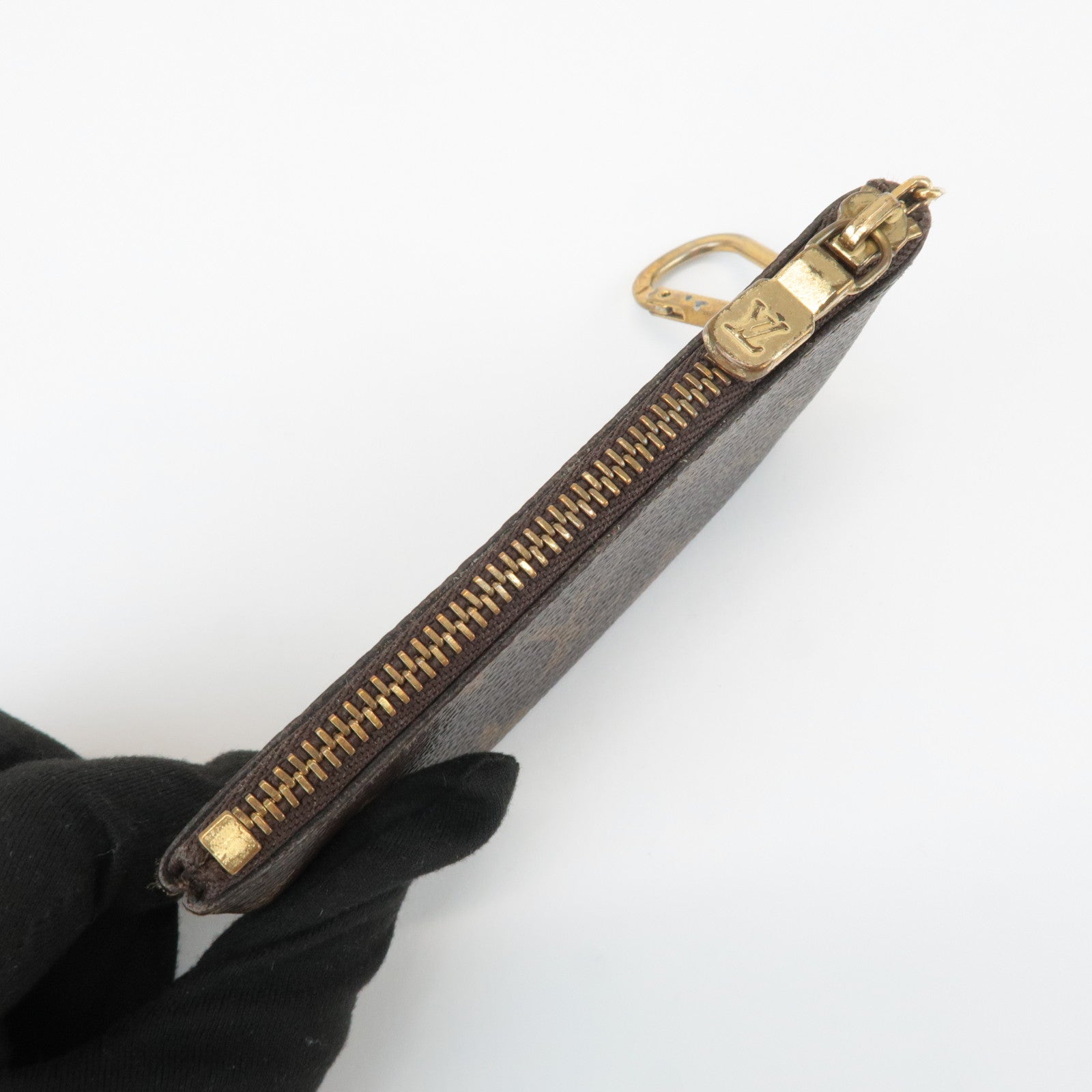 Louis Vuitton Monogram Pochette Cles Coin Case Key Case M62650