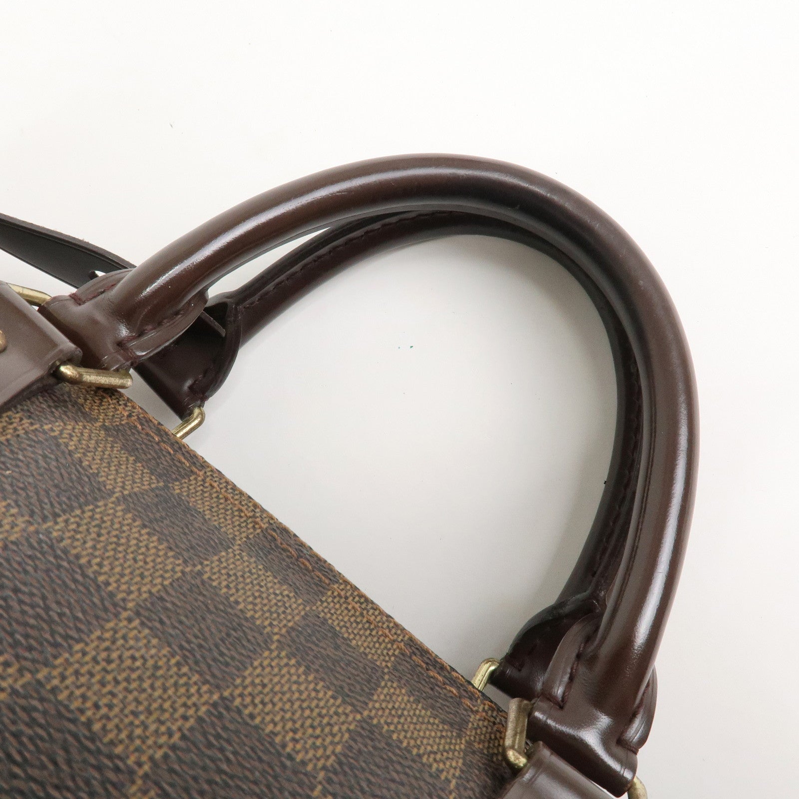 Louis Vuitton Damier Ebene Speedy 25 Hand Bag Boston Bag N41532