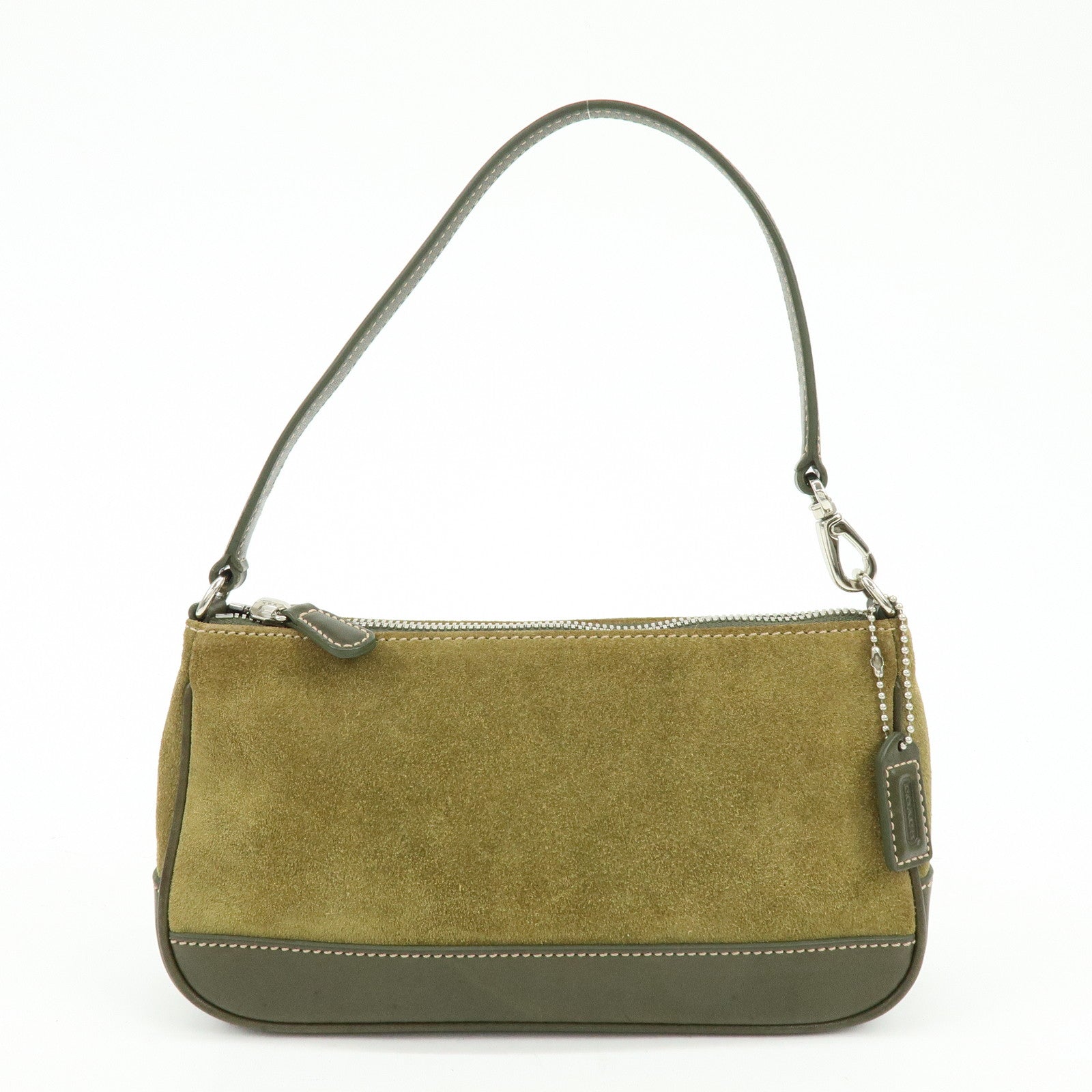 COACH Signature Set of 2 Canvas Leather Suede Shoulder Bag