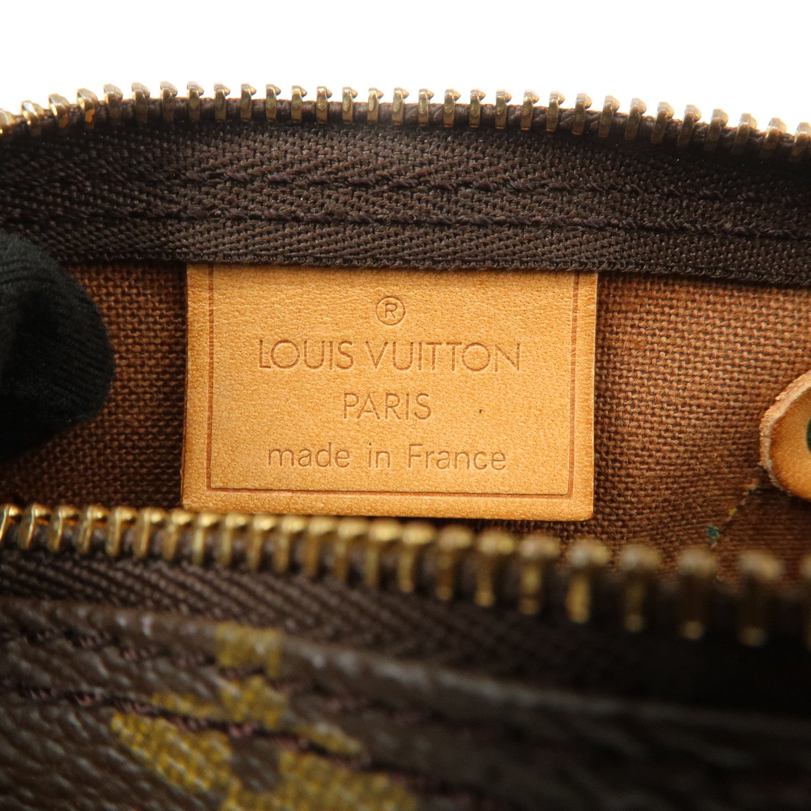 Louis Vuitton Monogram Canvas Mini Speedy Hand Bag Brown M41534