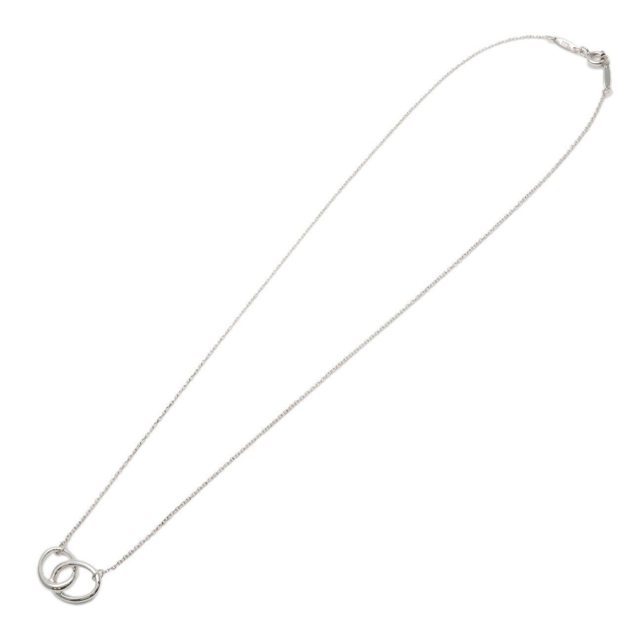 Tiffany & Co Double Loop Necklace SV925 Silver