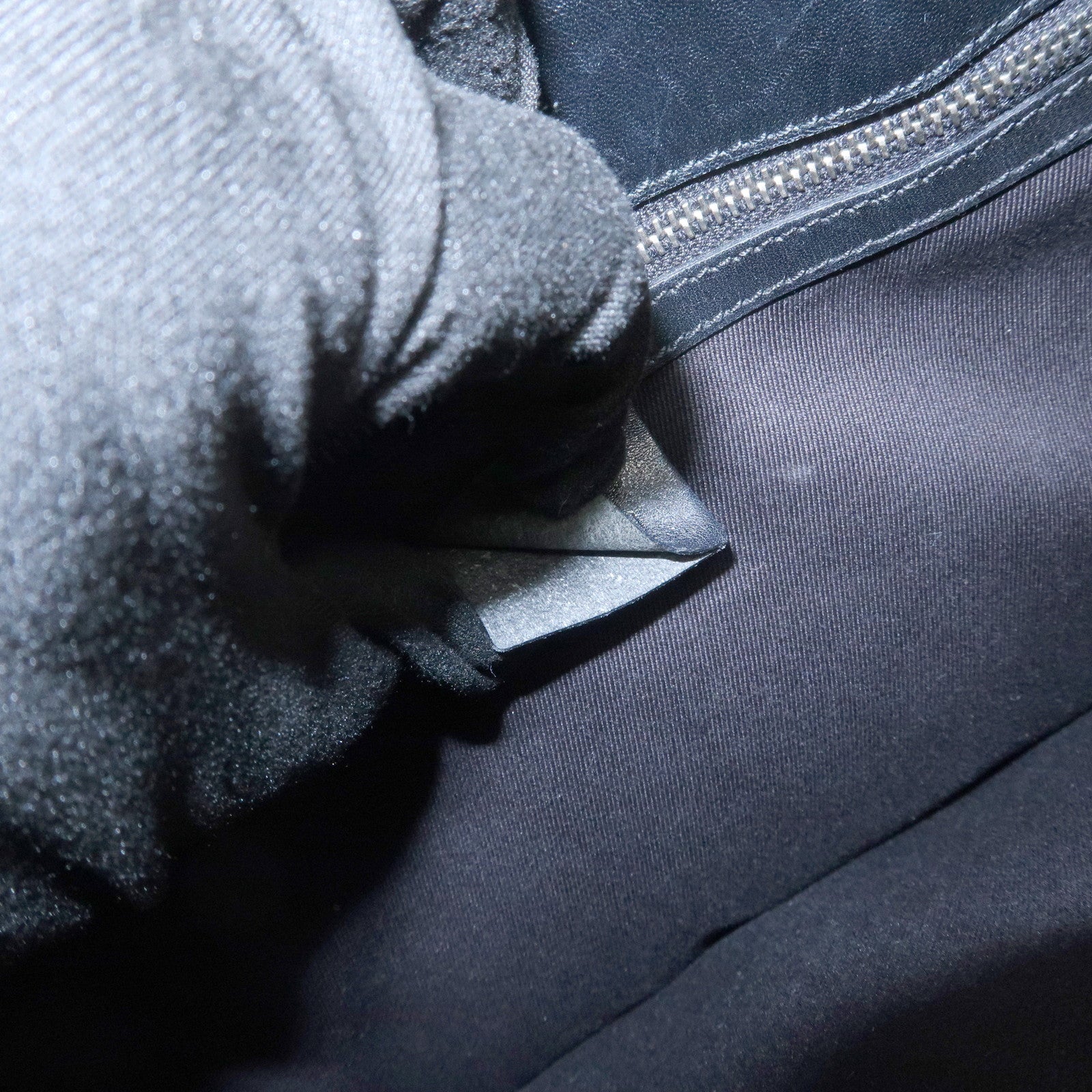 GUCCI GG Canvas Leather Tote Bag Hand Bag Shoulder Bag Black 107757