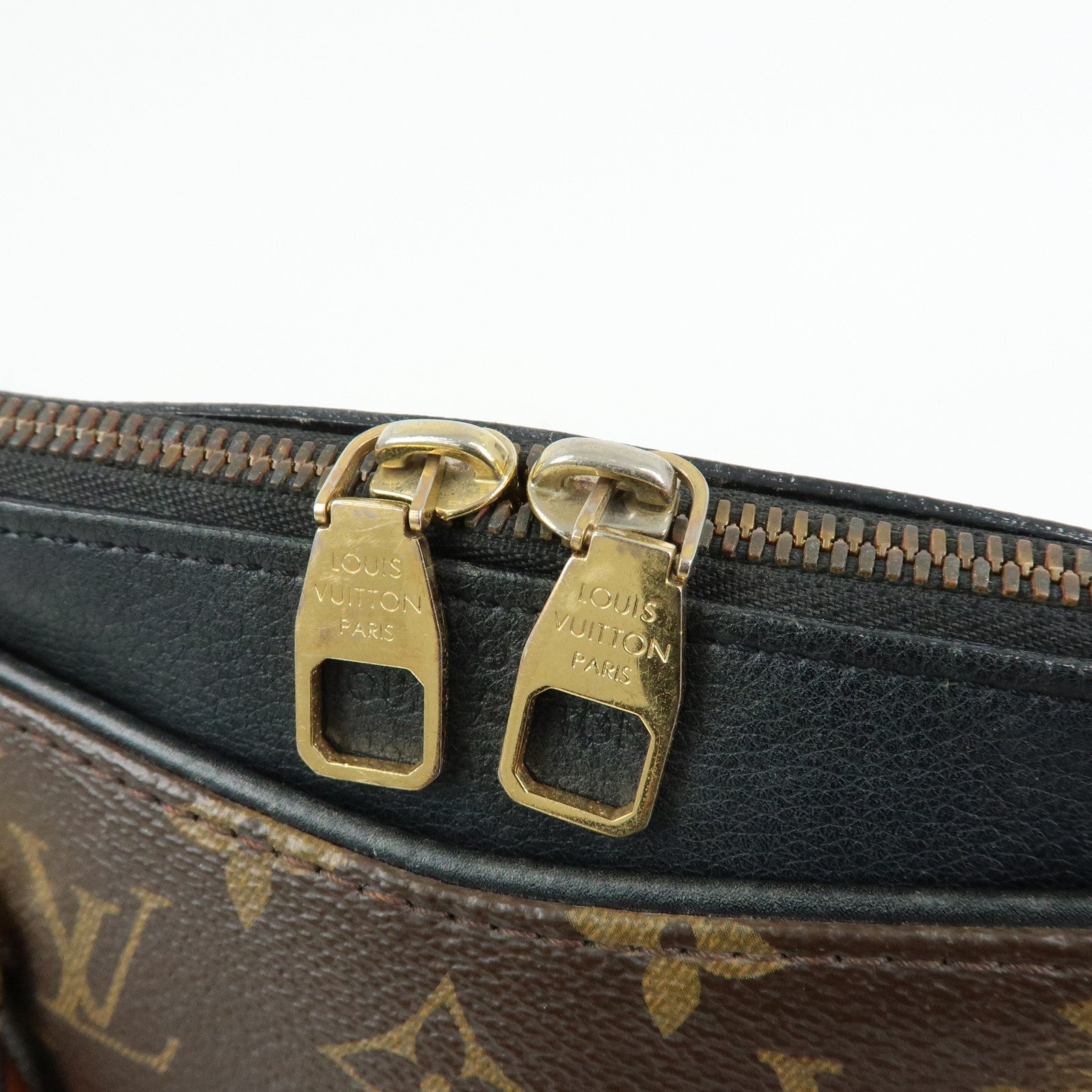 Louis Vuitton Monogram Pallas 2Way Bag Hand Bag Brown Noir M41064