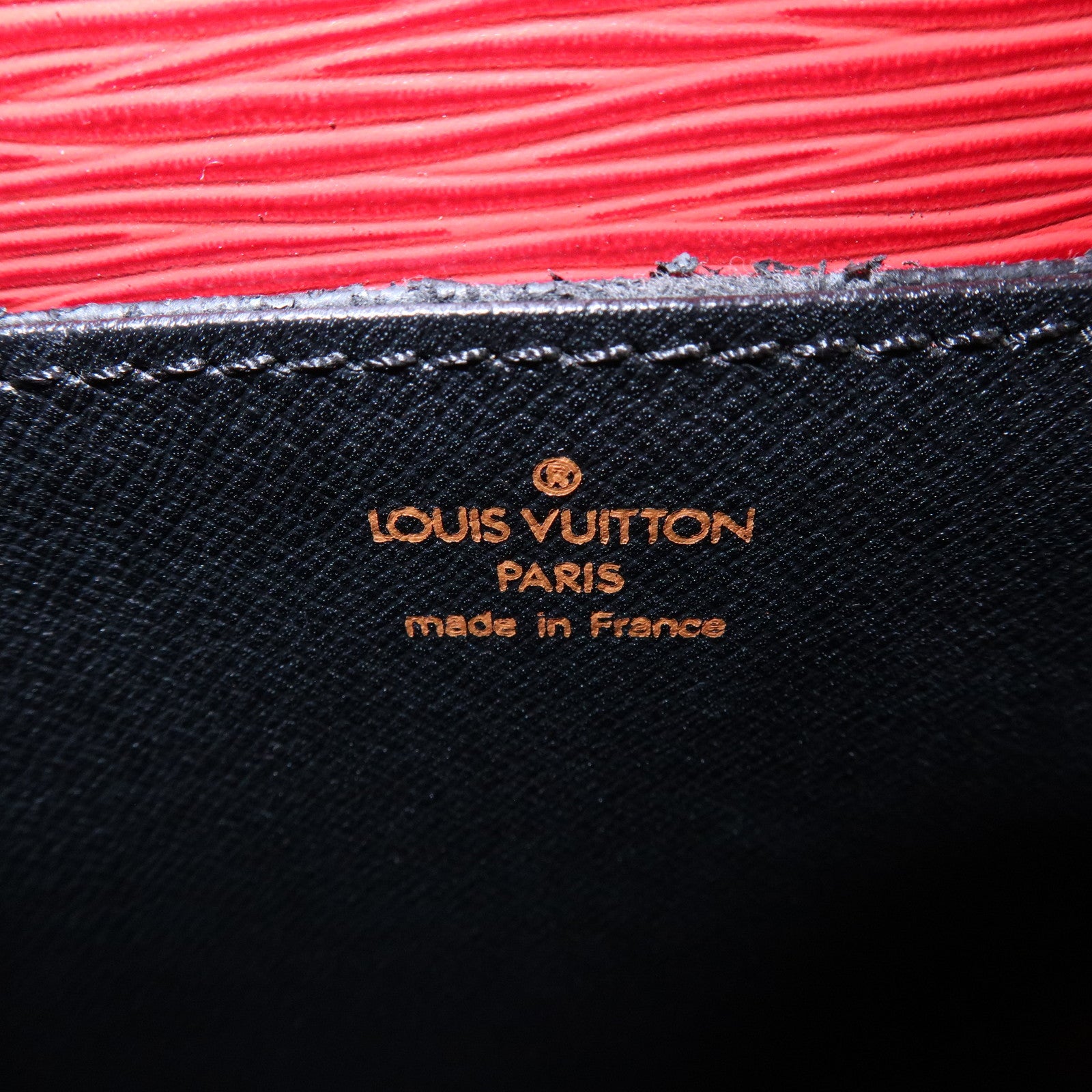 Louis Vuitton Epi Leather Mini Saint Cloud Shoulder Bag Red M52217