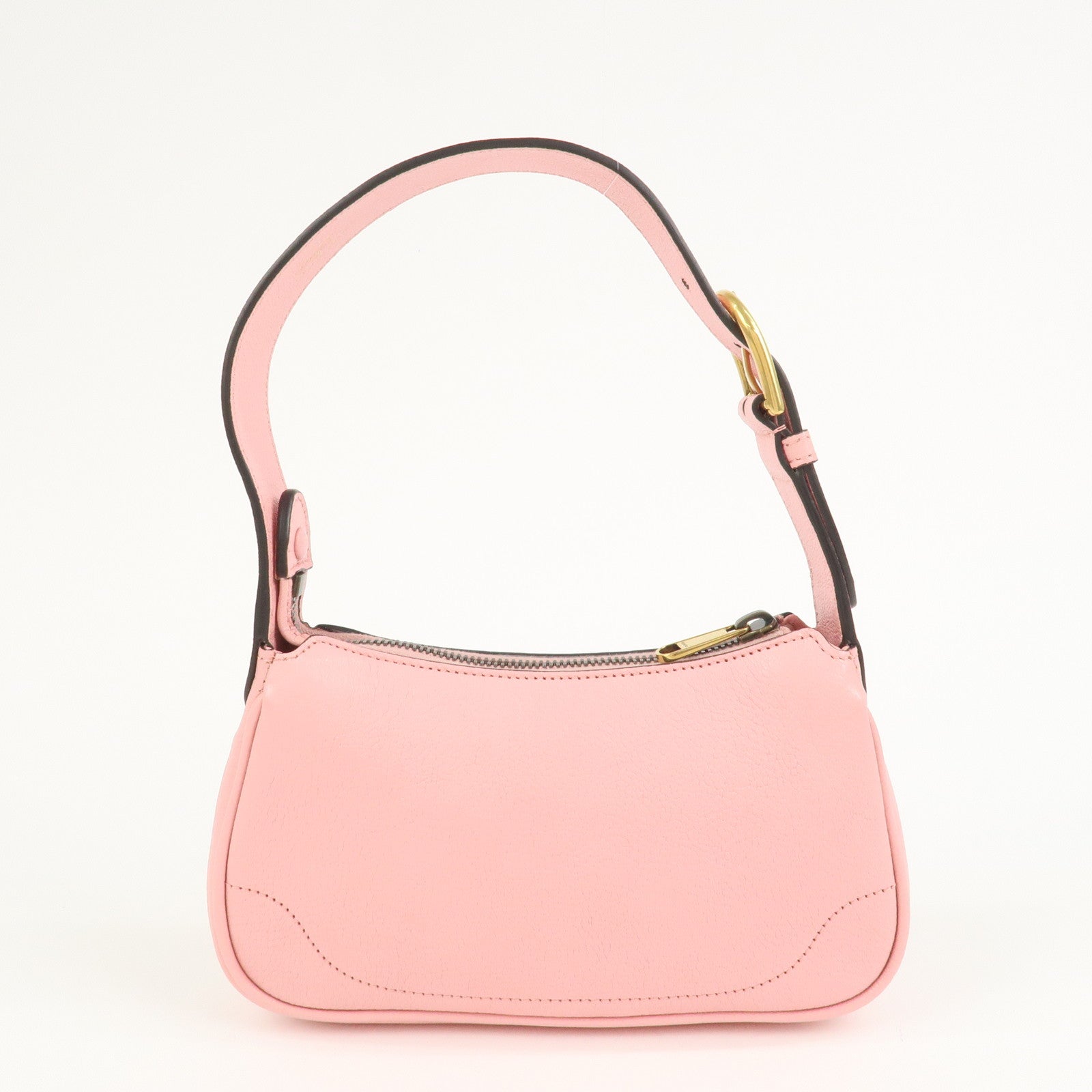 GUCCI GG Marmont Aphrodite Leather Small Hand Bag Pink 739076