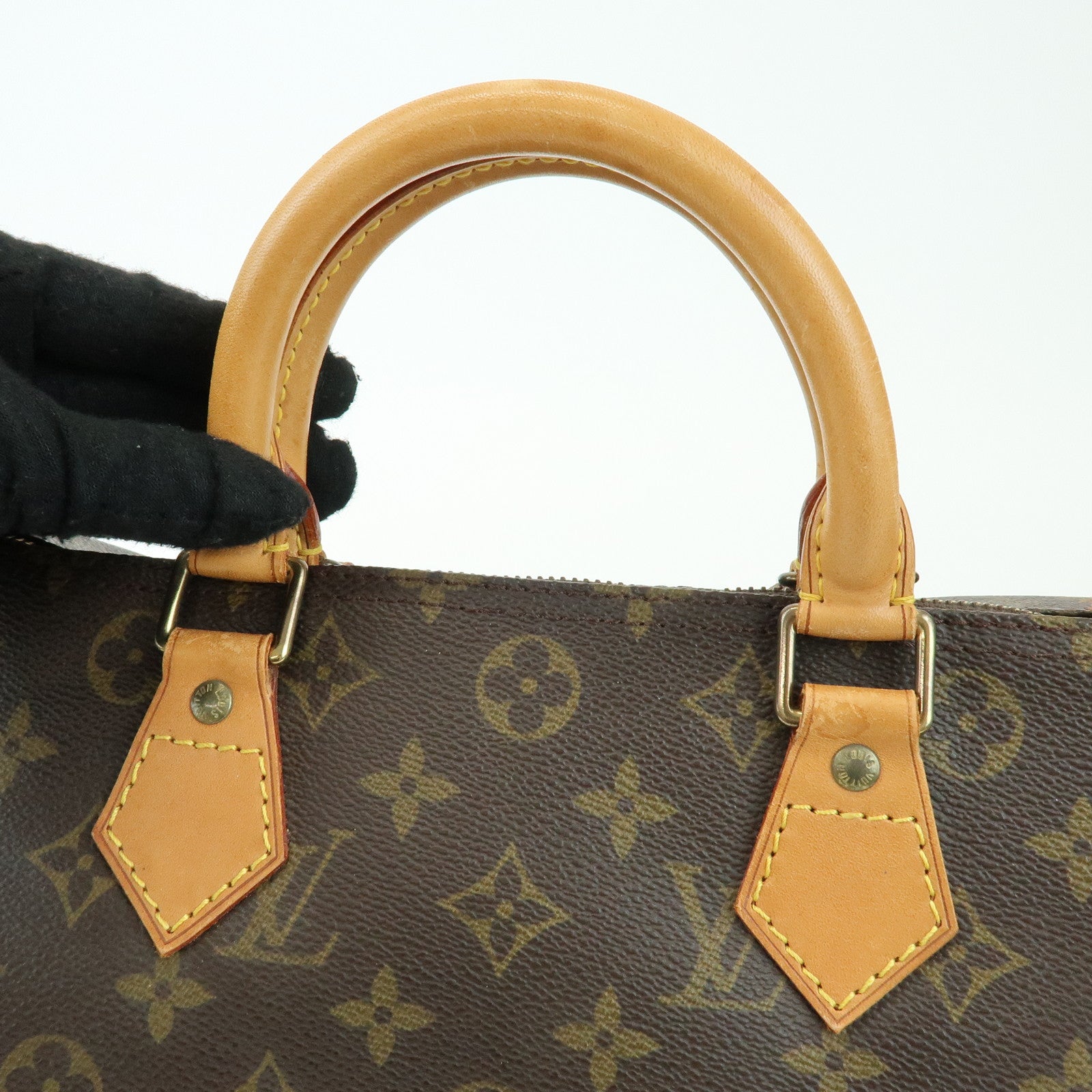 Louis Vuitton Monogram Speedy 30 Boston Bag Hand Bag Brown M41526