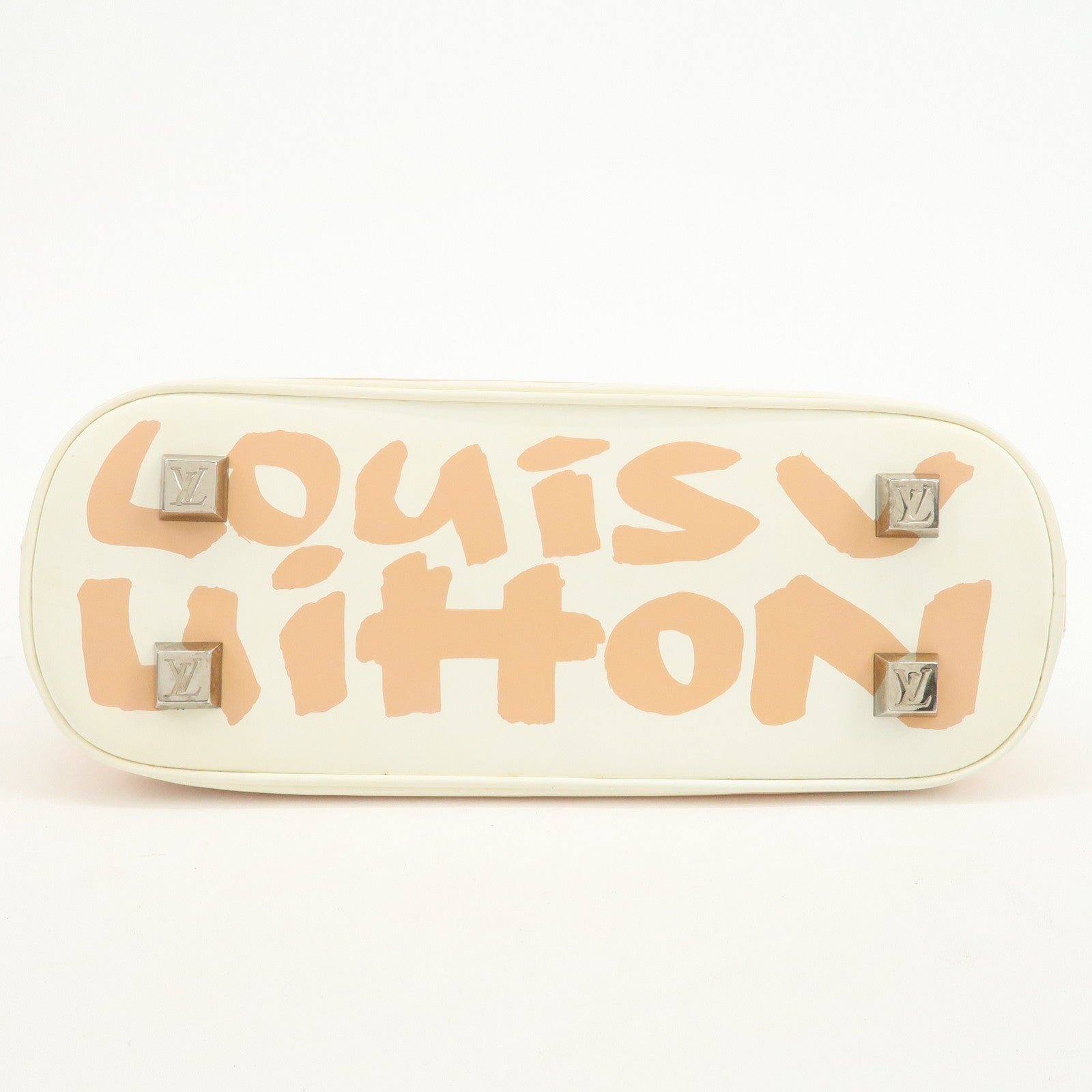 Louis Vuitton Monogram Graffiti Alma PM Hand Bag Beige Ivory M92178