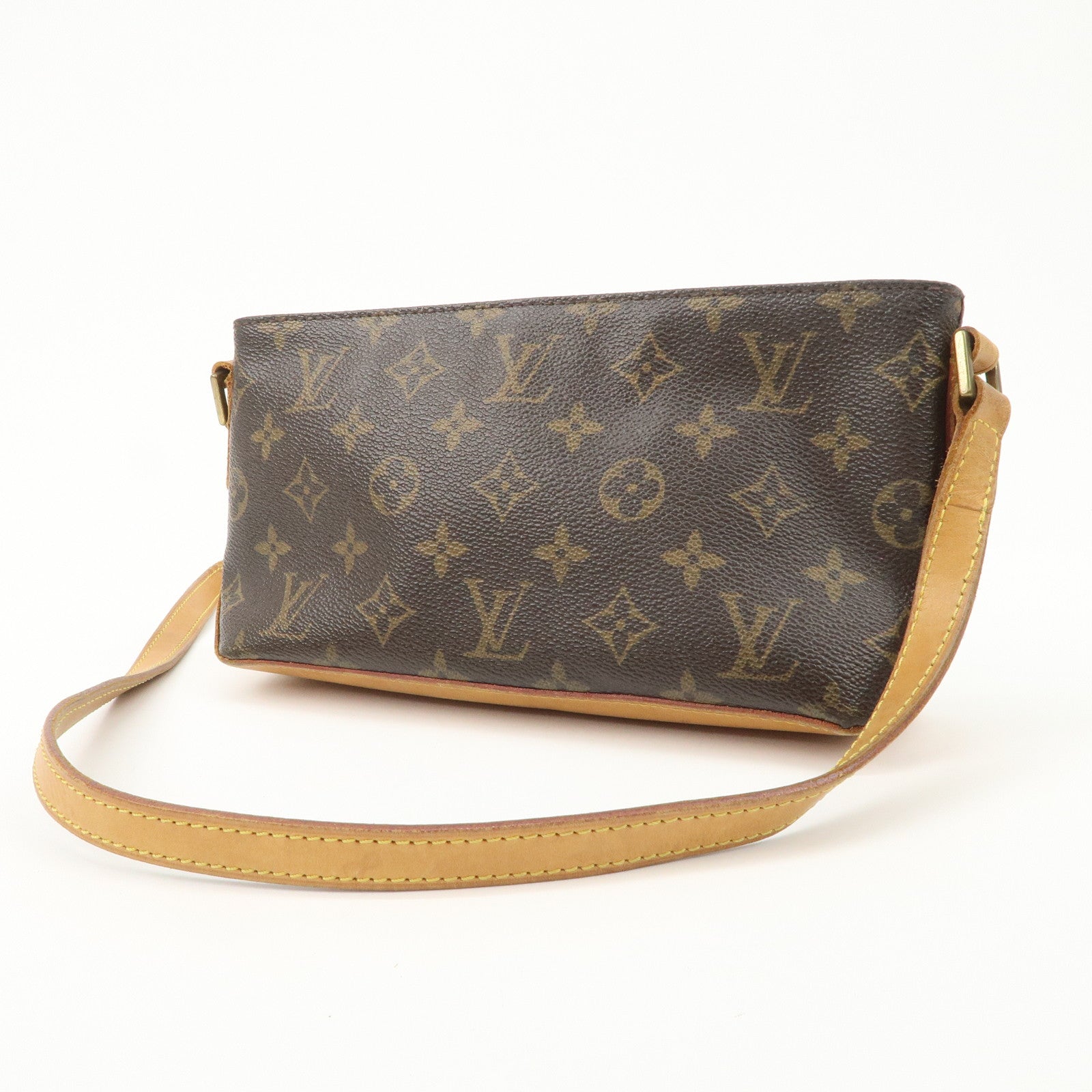 Louis Vuitton Monogram Trotteur Shoulder Bag Brown M51240