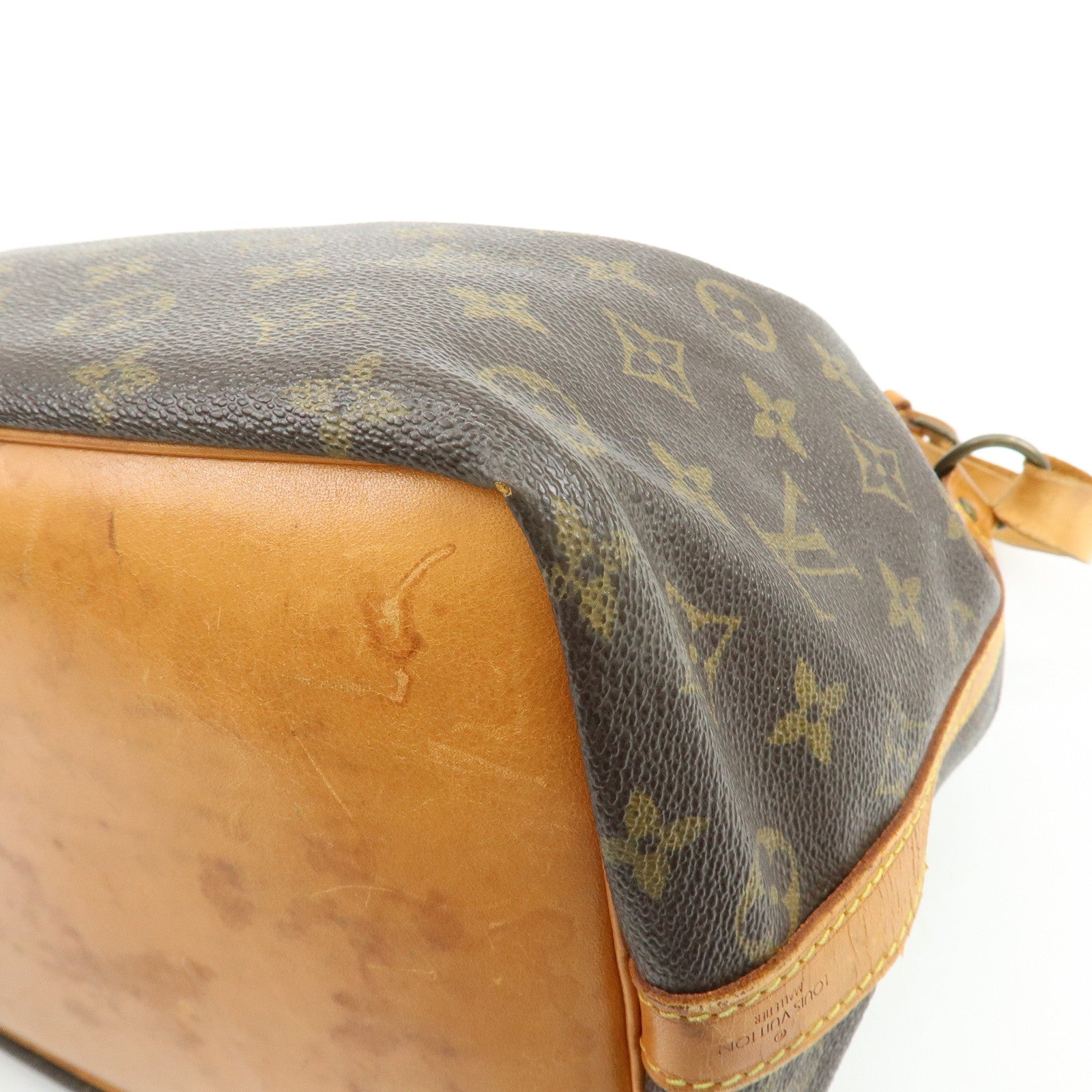 Louis Vuitton Monogram Petit Noe Shoulder Bag Brown M42226