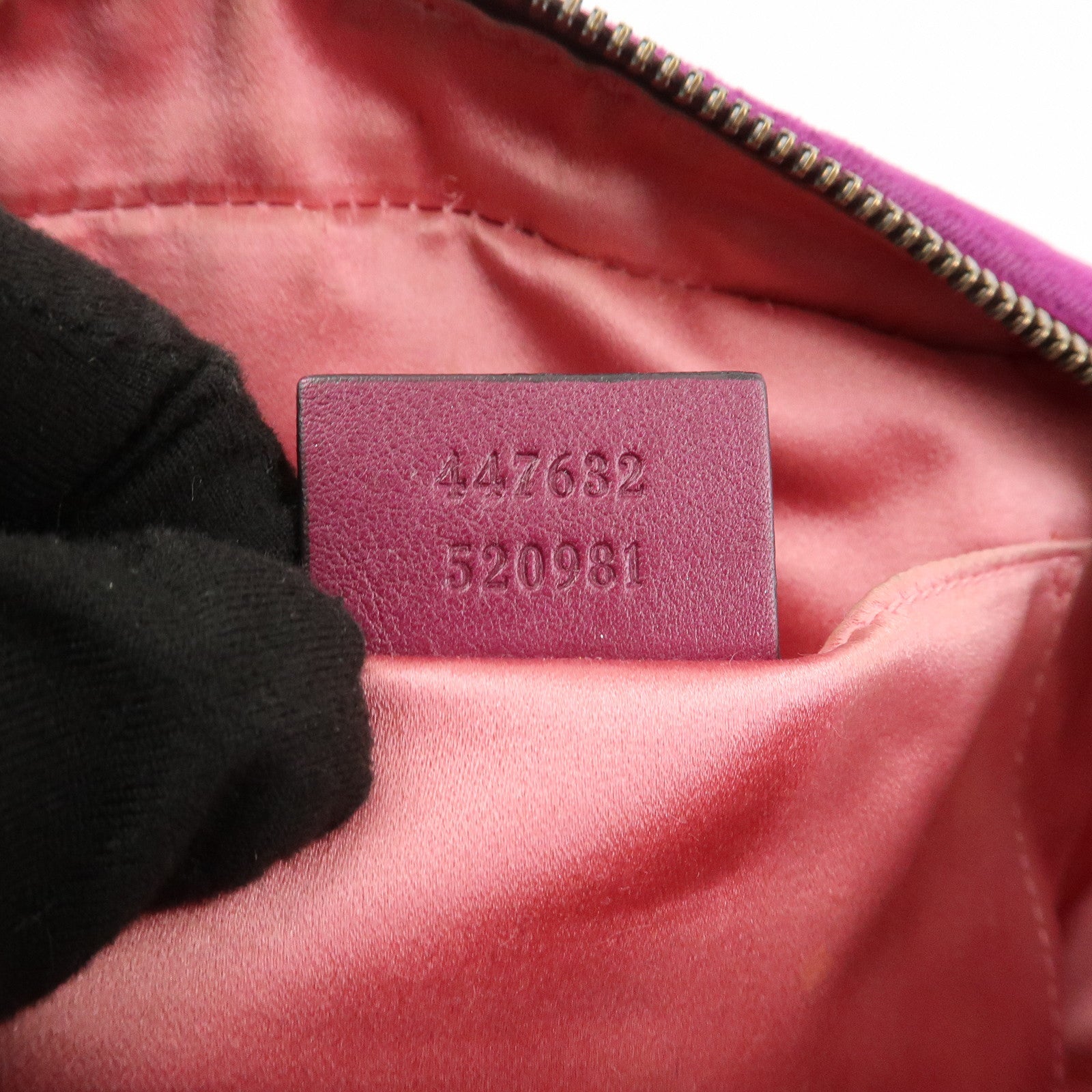 GUCCI GG Marmont Velvet Leather Shoulder Bag Crossbody Bag 447632