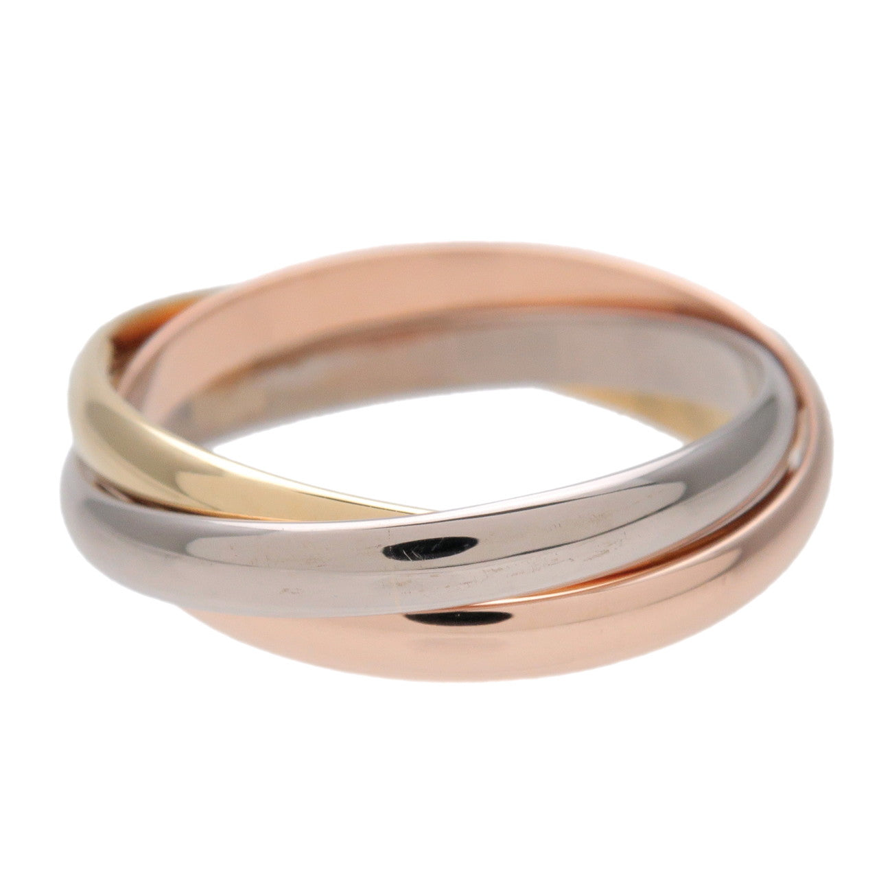 Cartier Trinity Ring SM K18 750YG/WG/PG #56 US8 EU56.5 HK17.5