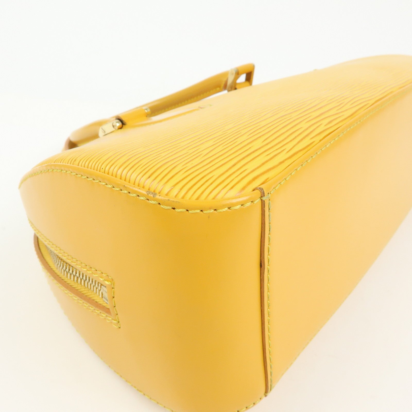 Louis Vuitton Epi Jasmine Boston Hand Bag Tassilli Yellow M52089