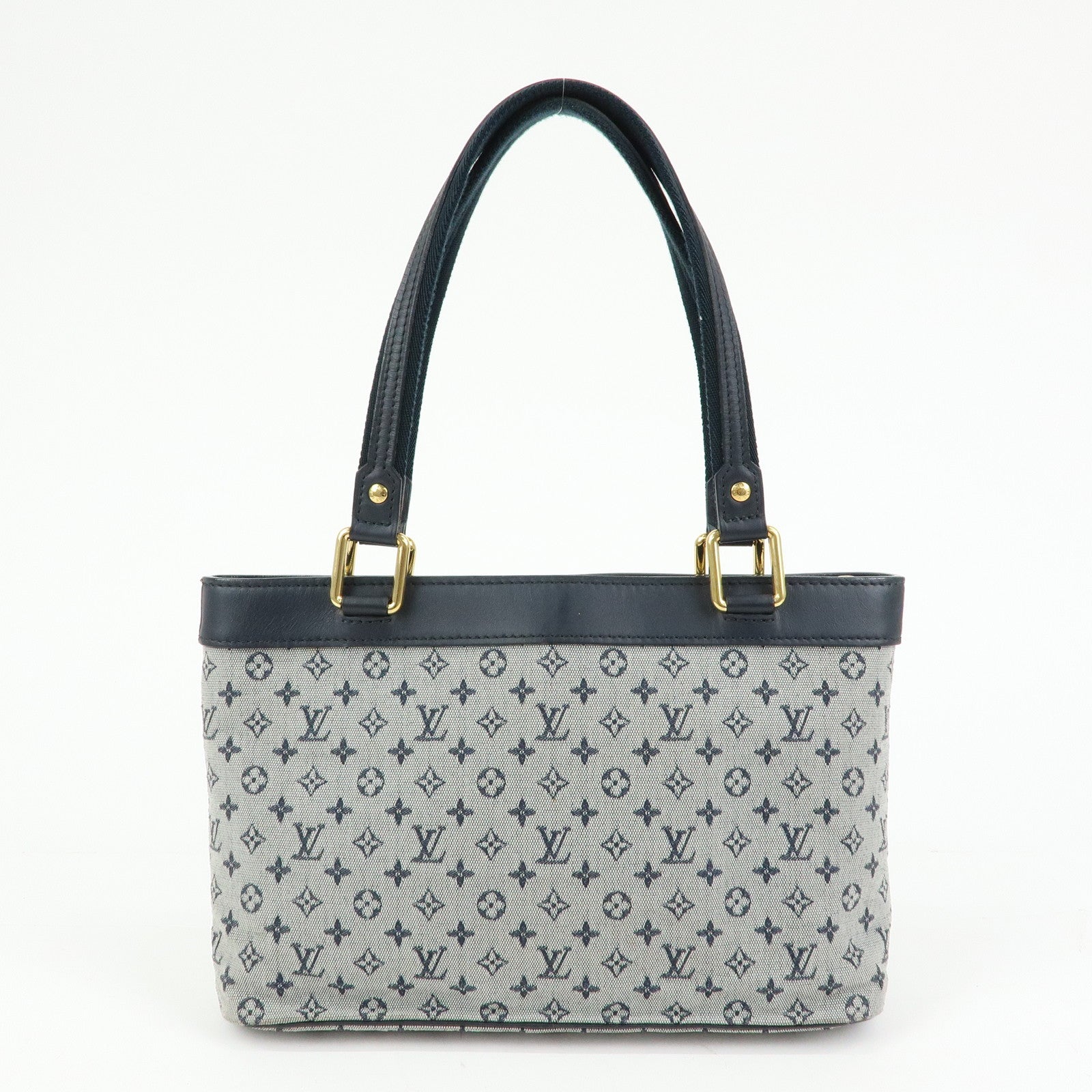 Louis Vuitton Monogram Mini Lin Lucille PM Hand Bag Blue M92676