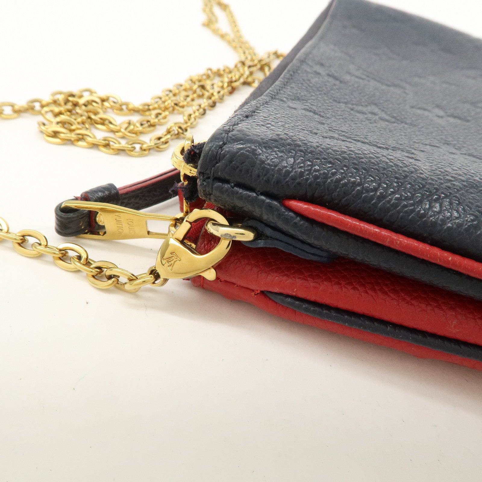 Louis Vuitton Monogram Empreinte Pochette Double Zip M63916 Used
