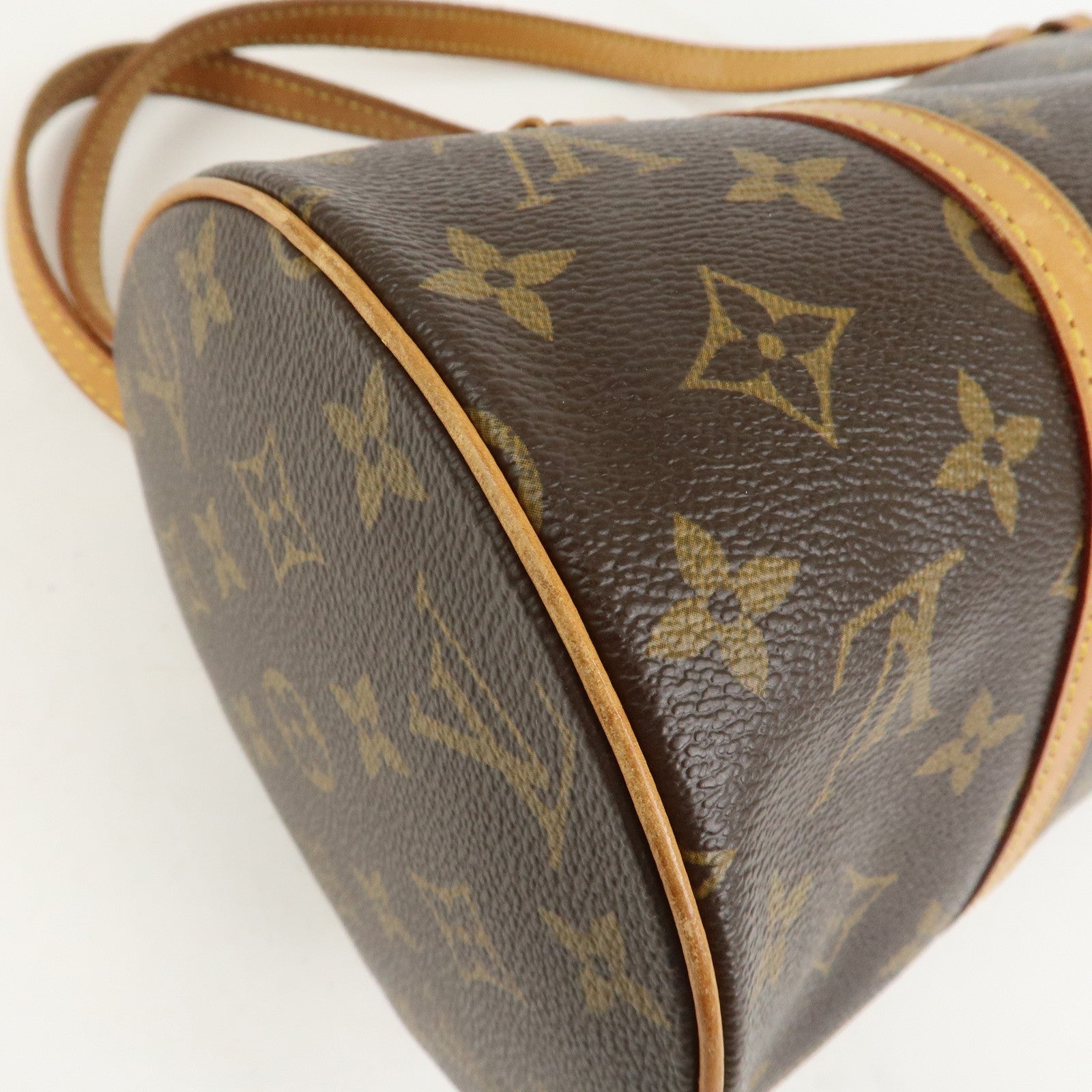 Louis Vuitton Monogram Papillon 30 Hand Bag New Style Brown M51385