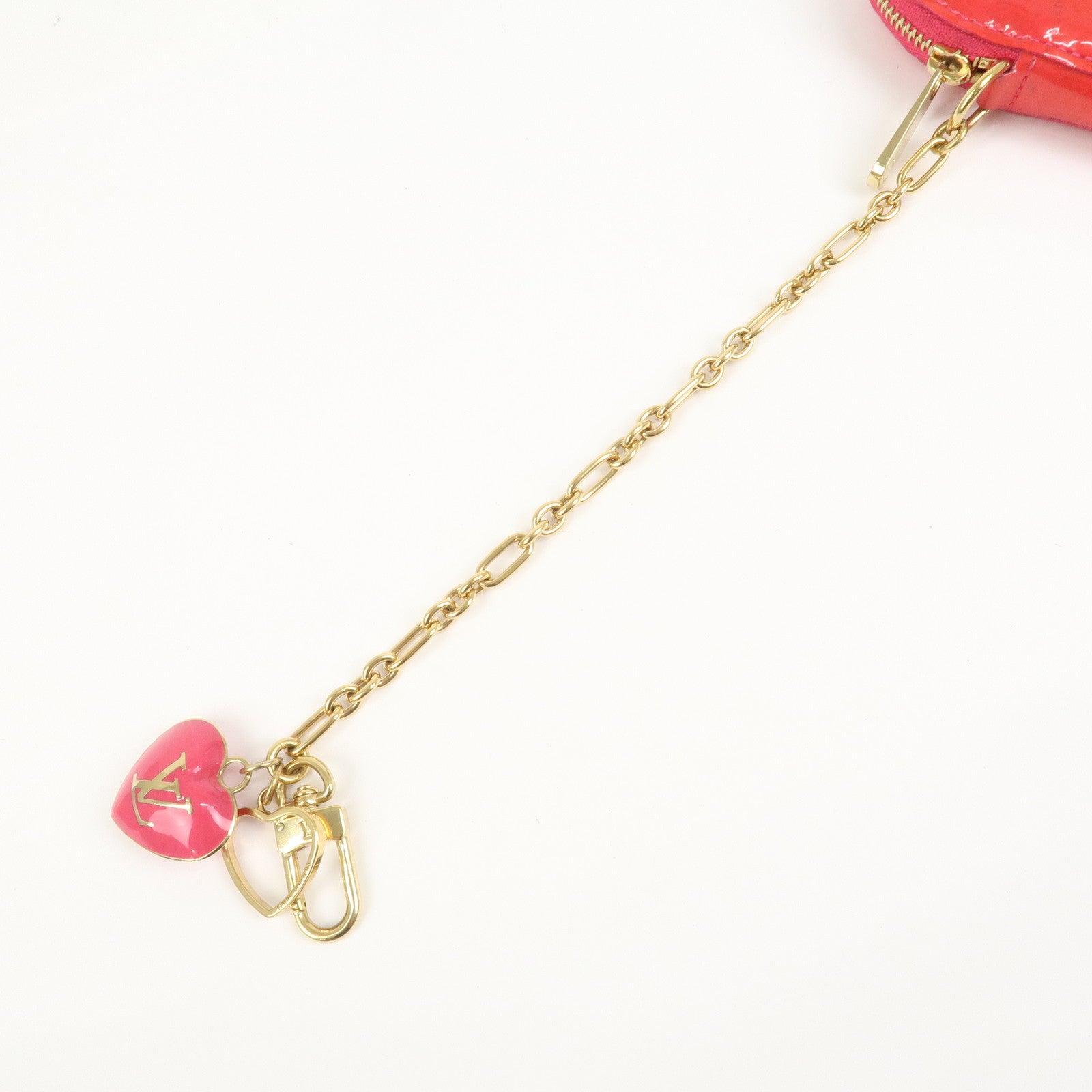 Louis Vuitton Monogram Vernis Porte Monnaie Coeur Coin Case M93657