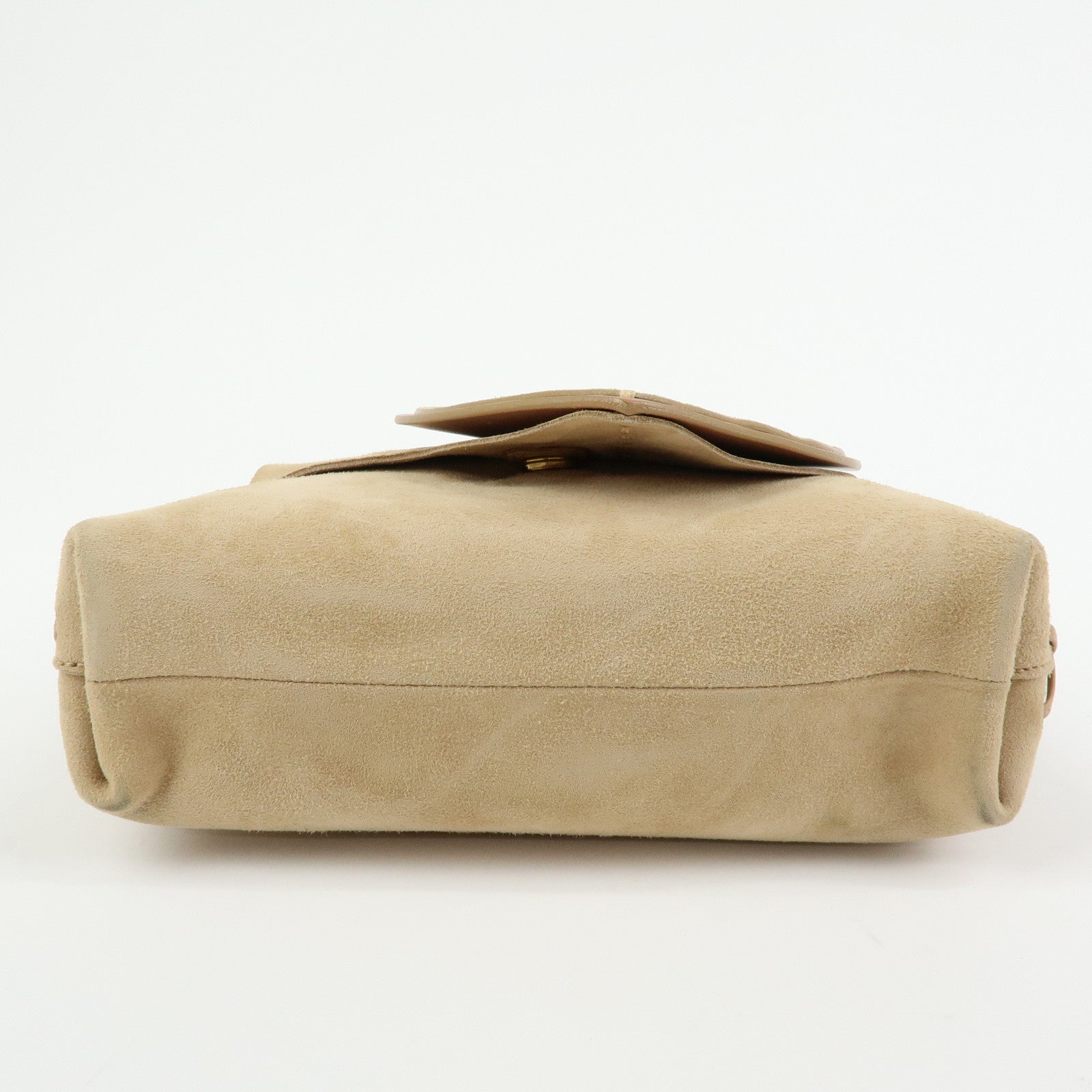 GUCCI Heart Suede Leather Shoulder Bag 95107